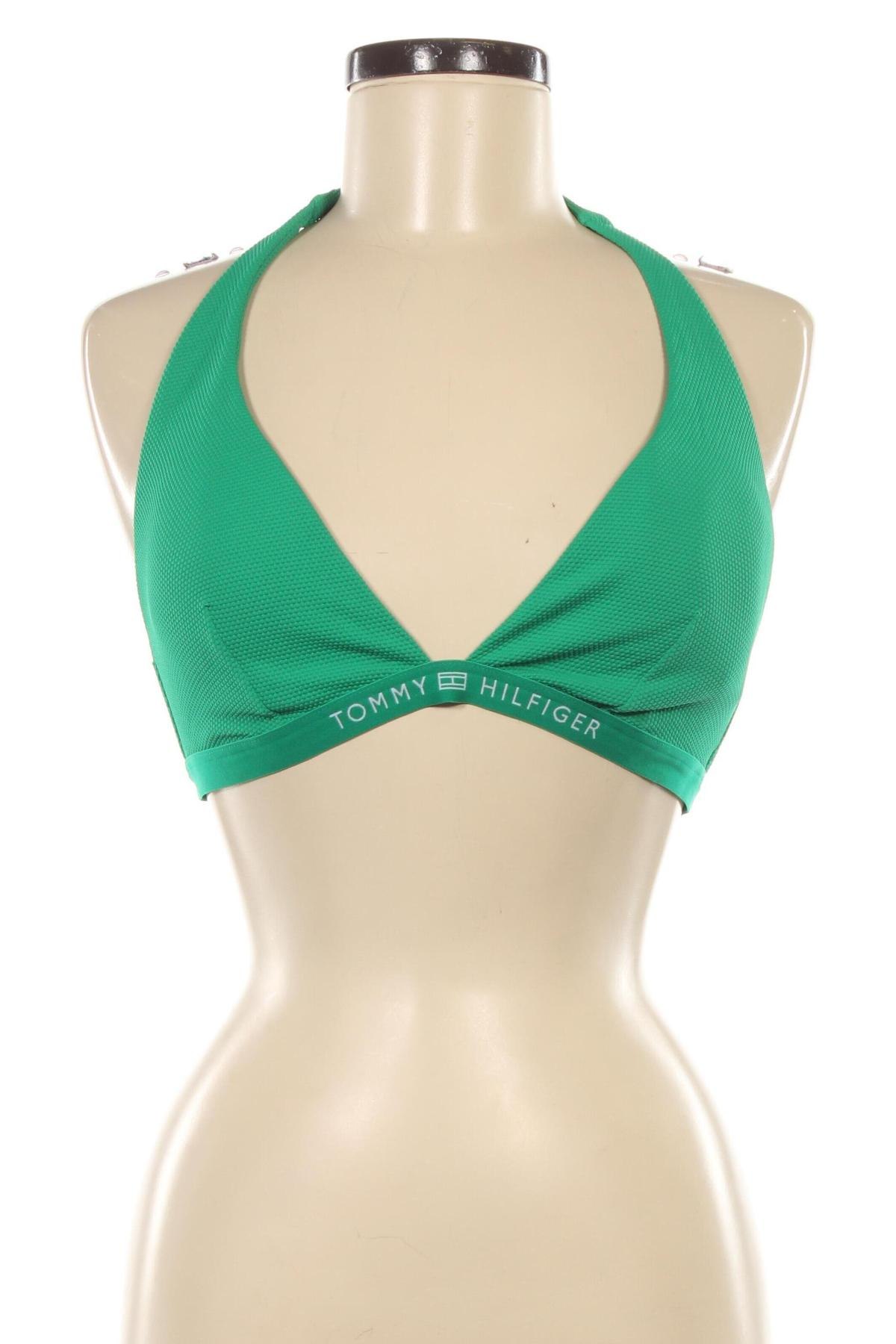 Costum de baie de damă Tommy Hilfiger, Mărime L, Culoare Verde, Preț 175,99 Lei