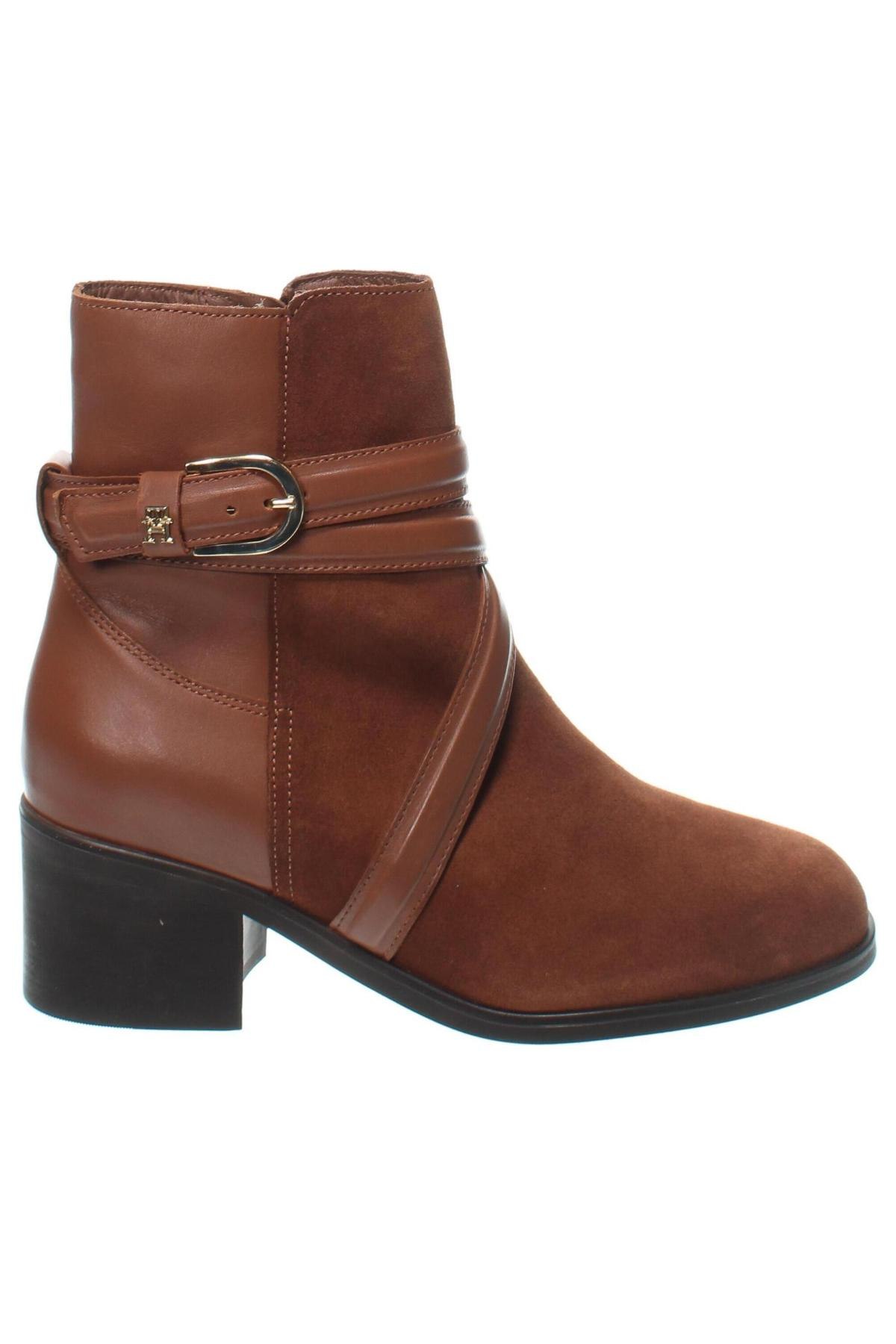 Botine de damă Tommy Hilfiger, Mărime 37, Culoare Maro, Preț 688,99 Lei