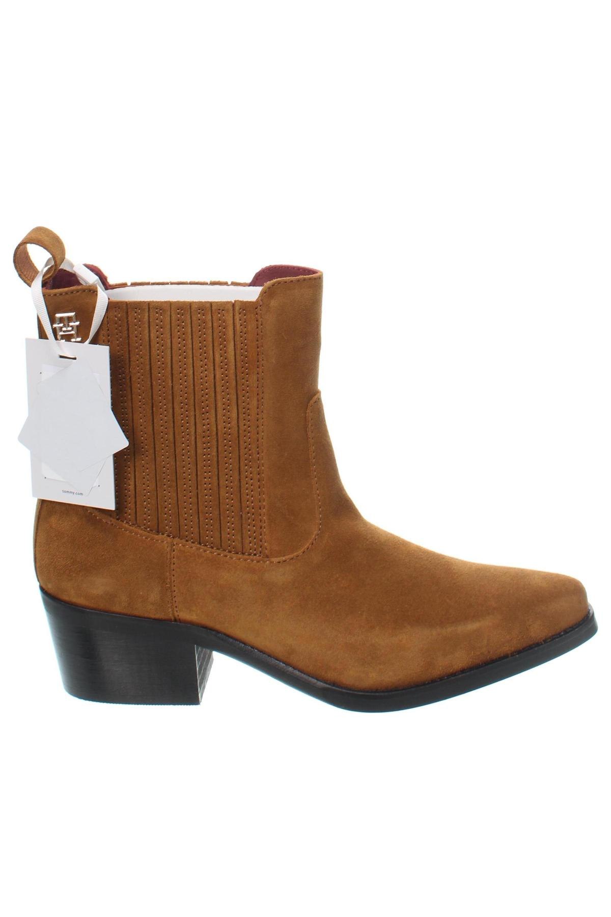 Botine de damă Tommy Hilfiger, Mărime 38, Culoare Maro, Preț 639,99 Lei