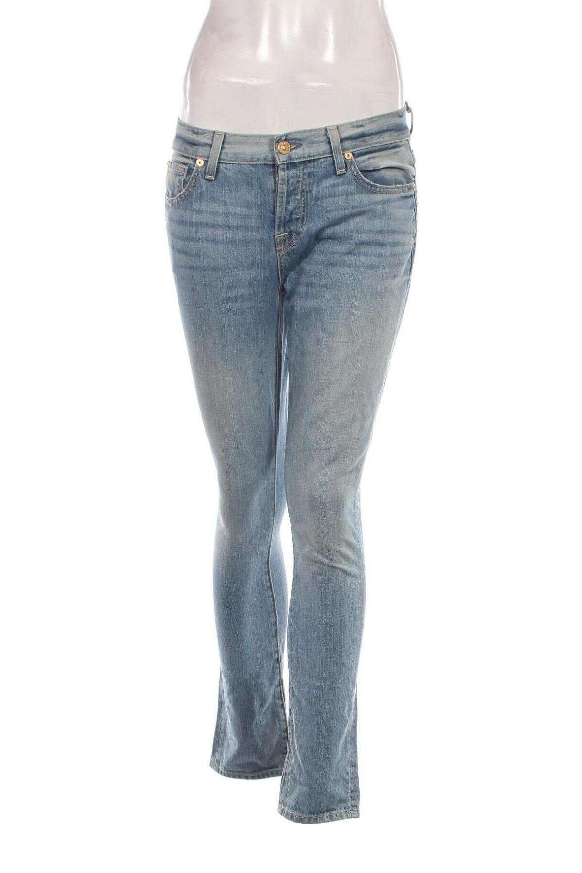 Damskie jeansy 7 For All Mankind, Rozmiar M, Kolor Niebieski, Cena 131,99 zł