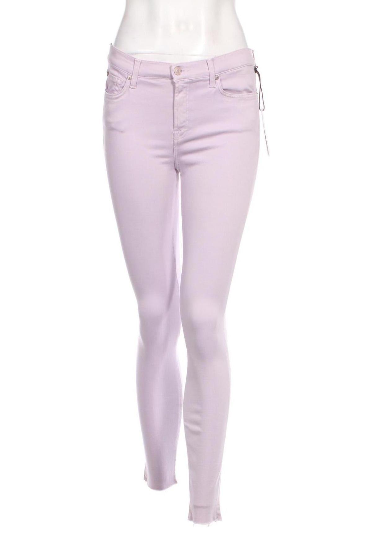 Damen Jeans 7 For All Mankind, Größe XS, Farbe Lila, Preis 104,99 €