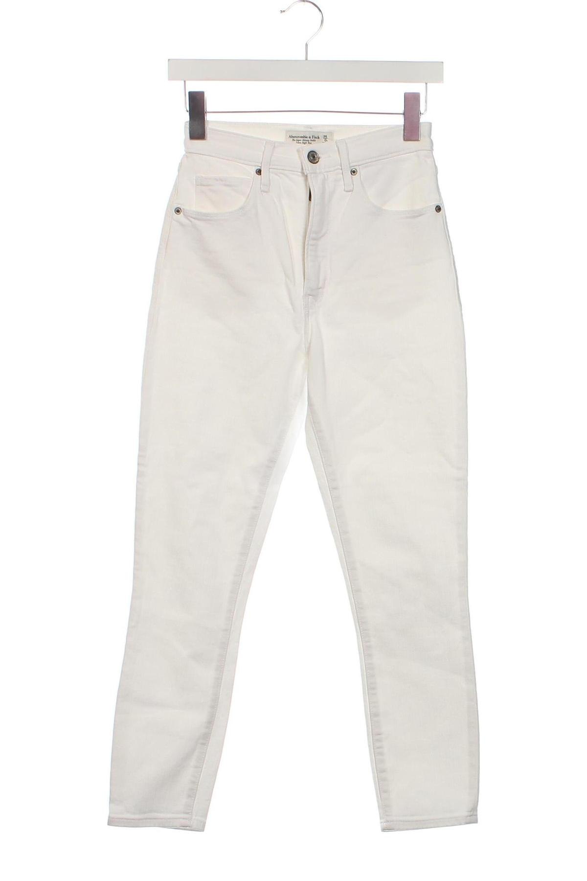 Blugi de femei Abercrombie Kids, Mărime XS, Culoare Alb, Preț 189,52 Lei