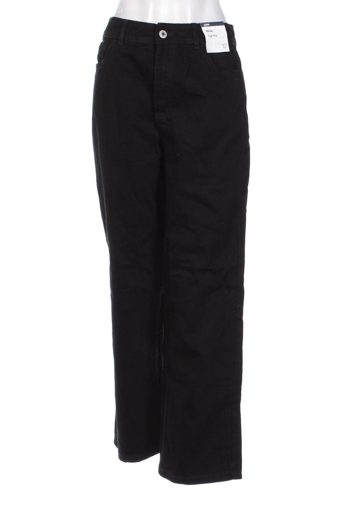 Damen Jeans Anko, Größe L, Farbe Schwarz, Preis 14,99 €