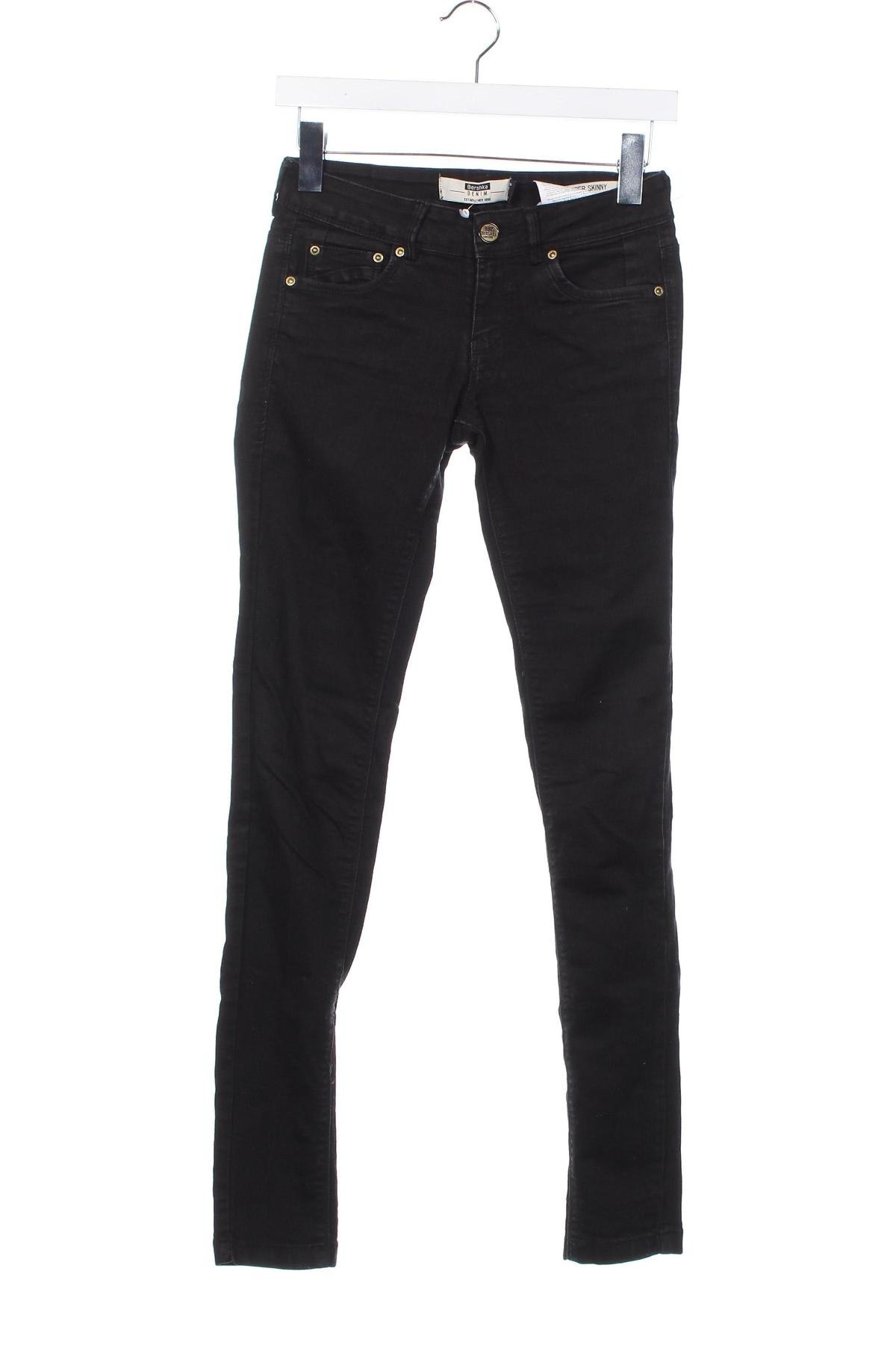 Damen Jeans Bershka, Größe XS, Farbe Schwarz, Preis 8,49 €