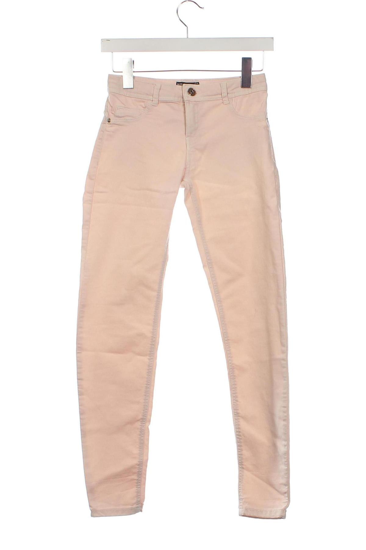 Damskie jeansy Bershka, Rozmiar XS, Kolor Różowy, Cena 41,99 zł