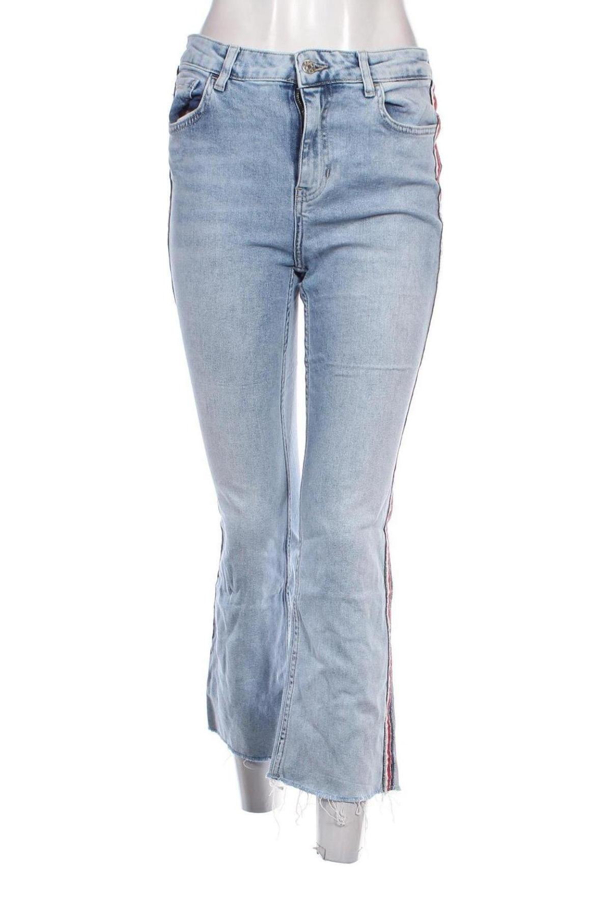 Damskie jeansy Bershka, Rozmiar M, Kolor Niebieski, Cena 33,99 zł