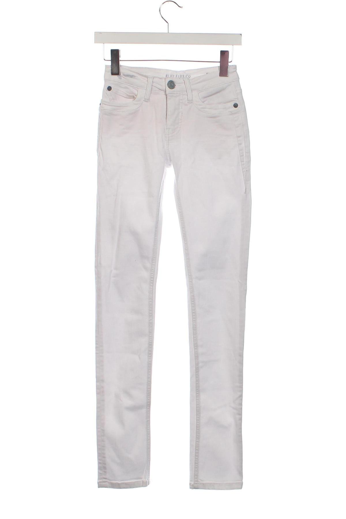 Damskie jeansy Blue Fire Co, Rozmiar XS, Kolor Biały, Cena 18,99 zł