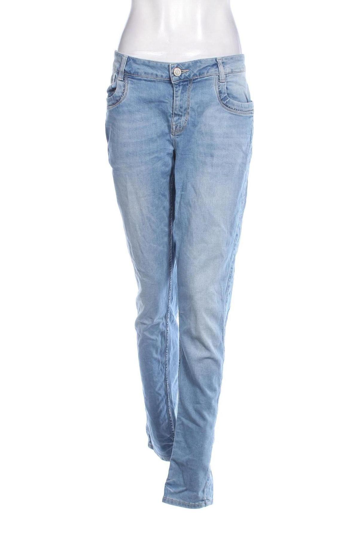 Damskie jeansy Blue Fire Co, Rozmiar L, Kolor Niebieski, Cena 46,99 zł