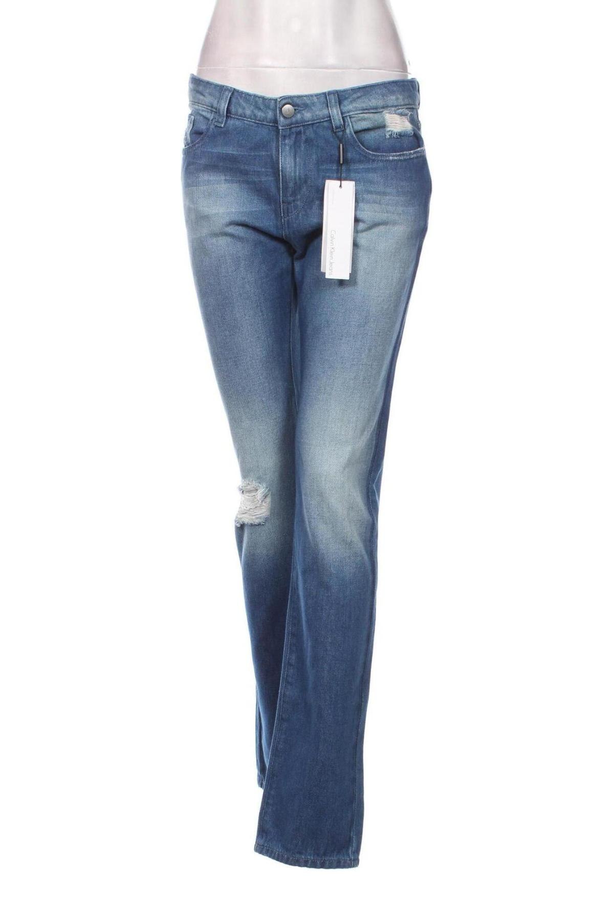 Blugi de femei Calvin Klein Jeans, Mărime M, Culoare Albastru, Preț 298,99 Lei