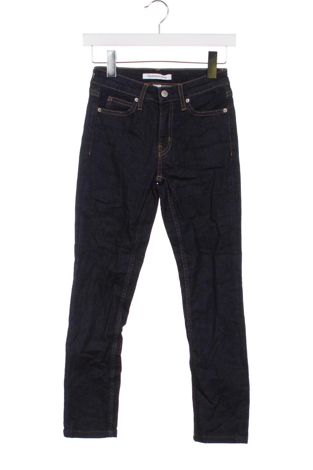 Damskie jeansy Calvin Klein Jeans, Rozmiar XS, Kolor Niebieski, Cena 109,99 zł