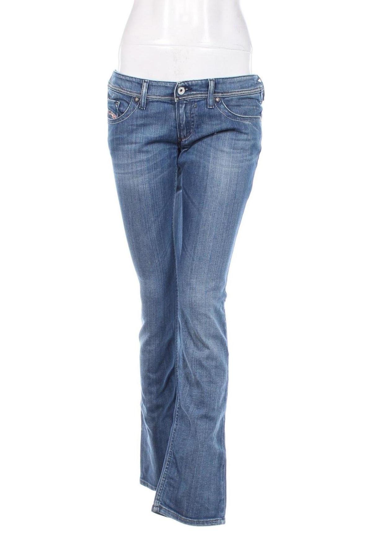 Damskie jeansy Diesel, Rozmiar M, Kolor Niebieski, Cena 387,99 zł