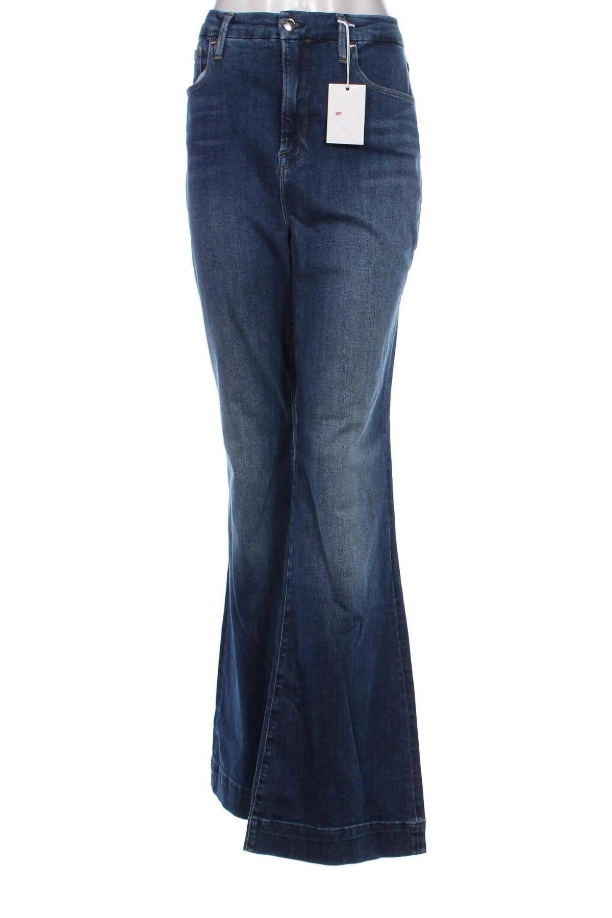 Damskie jeansy Good American, Rozmiar XXL, Kolor Niebieski, Cena 413,99 zł