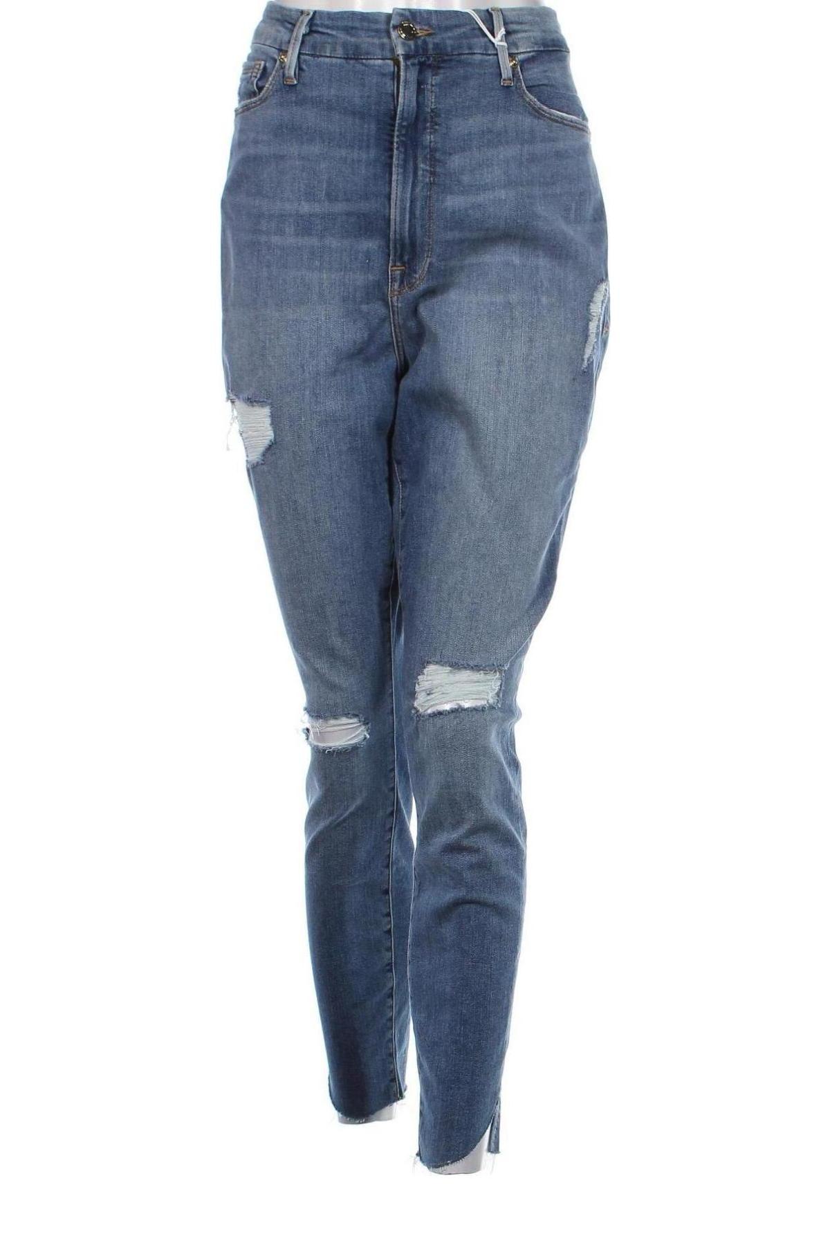 Damskie jeansy Good American, Rozmiar XXL, Kolor Niebieski, Cena 413,99 zł