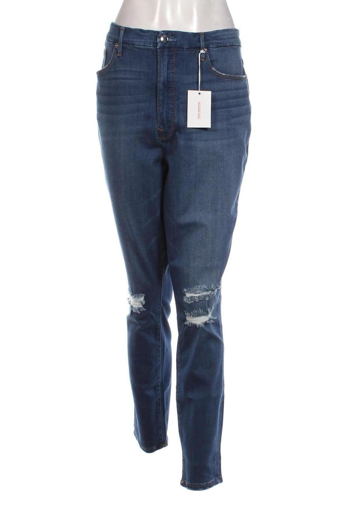 Damskie jeansy Good American, Rozmiar XXL, Kolor Biały, Cena 367,99 zł