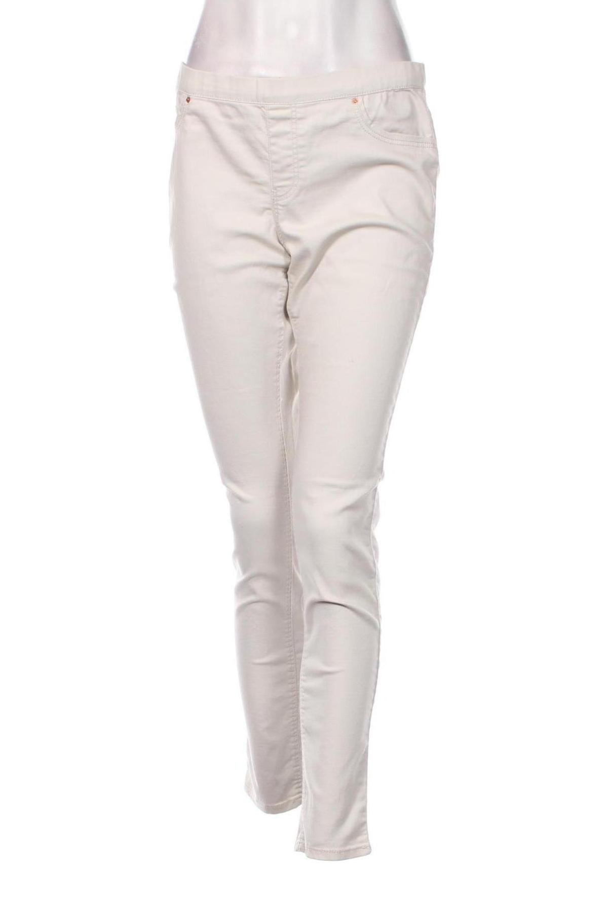 Damskie jeansy H&M, Rozmiar L, Kolor ecru, Cena 40,99 zł