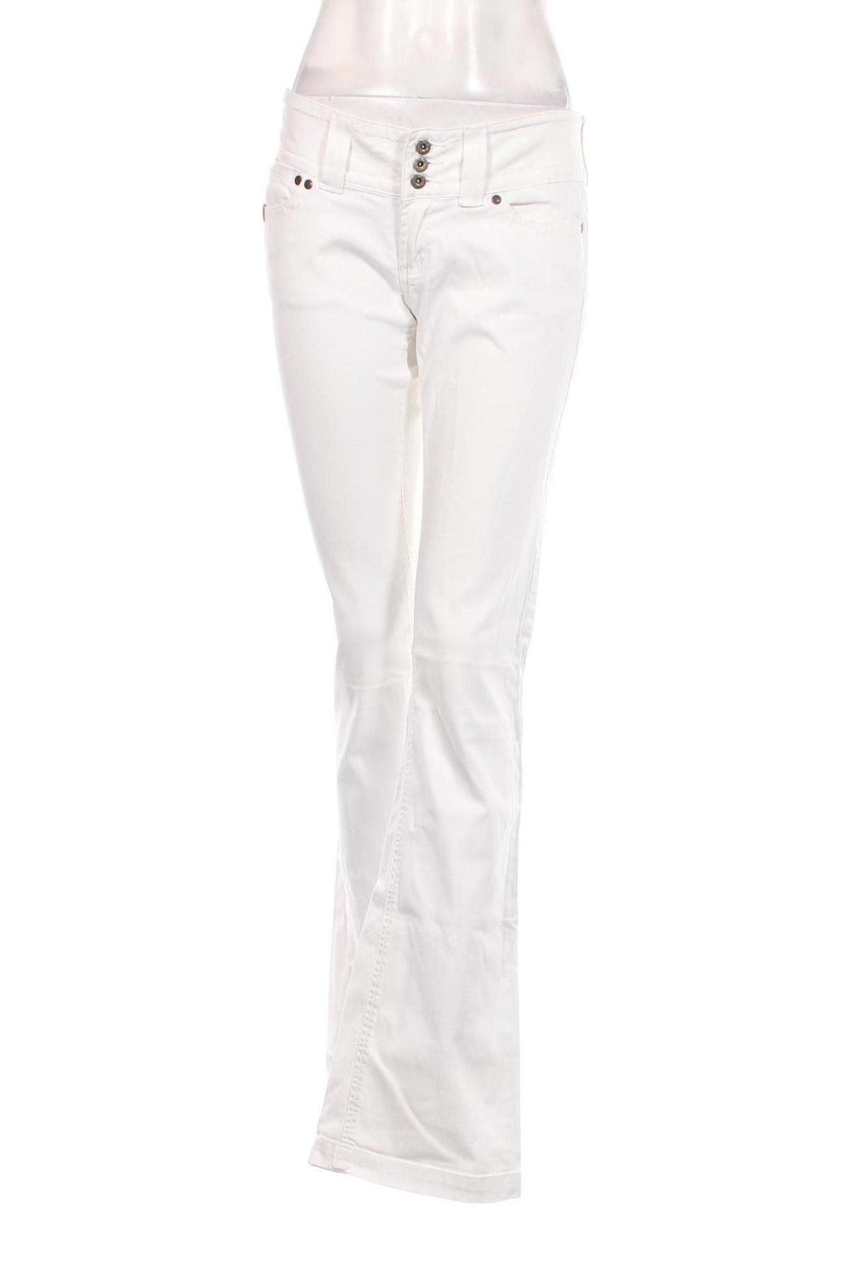 Damskie jeansy Lee Jeans, Rozmiar L, Kolor Biały, Cena 44,99 zł