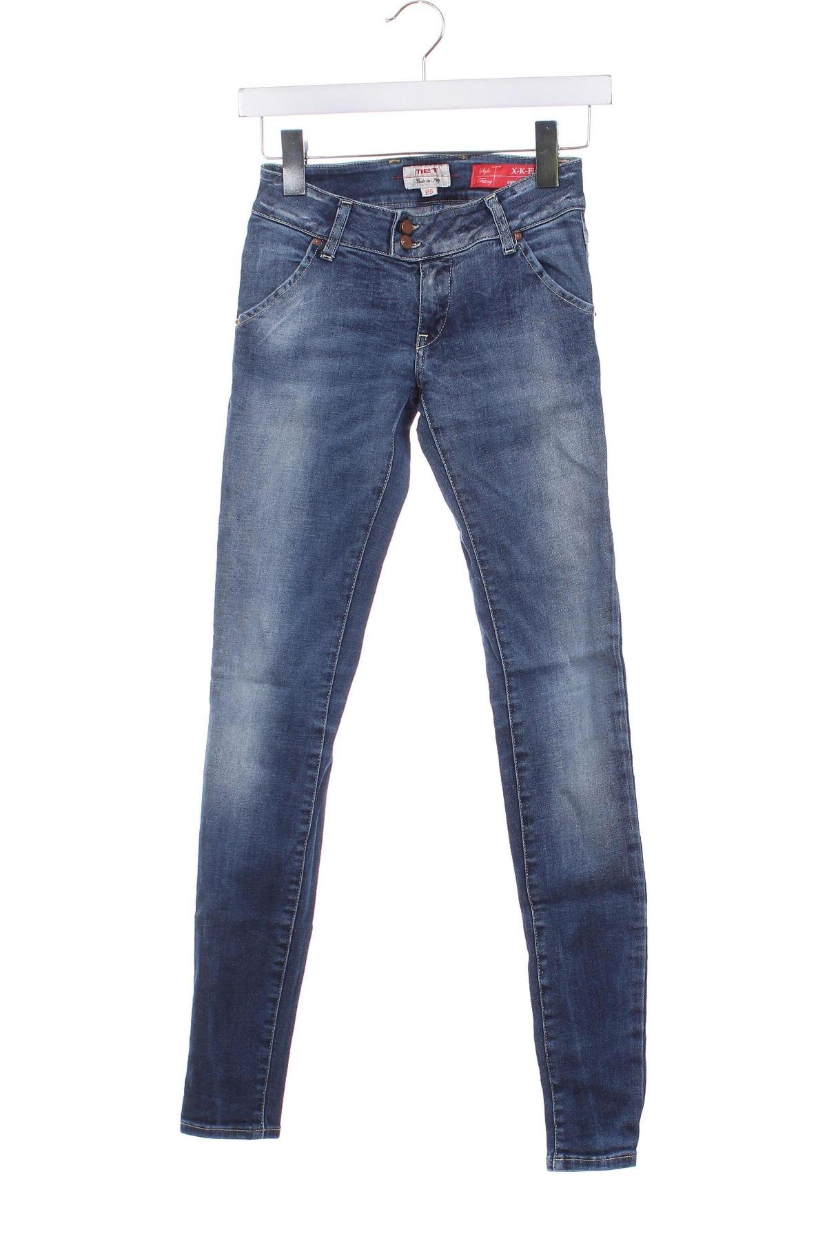 Damskie jeansy Met, Rozmiar XS, Kolor Niebieski, Cena 124,99 zł