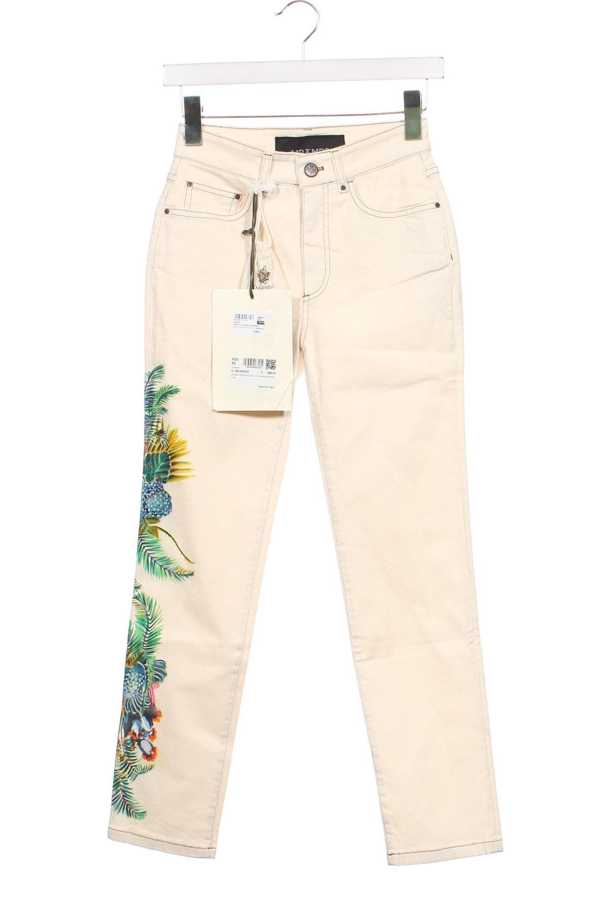 Damskie jeansy Mr & Mrs Italy, Rozmiar XS, Kolor ecru, Cena 258,99 zł