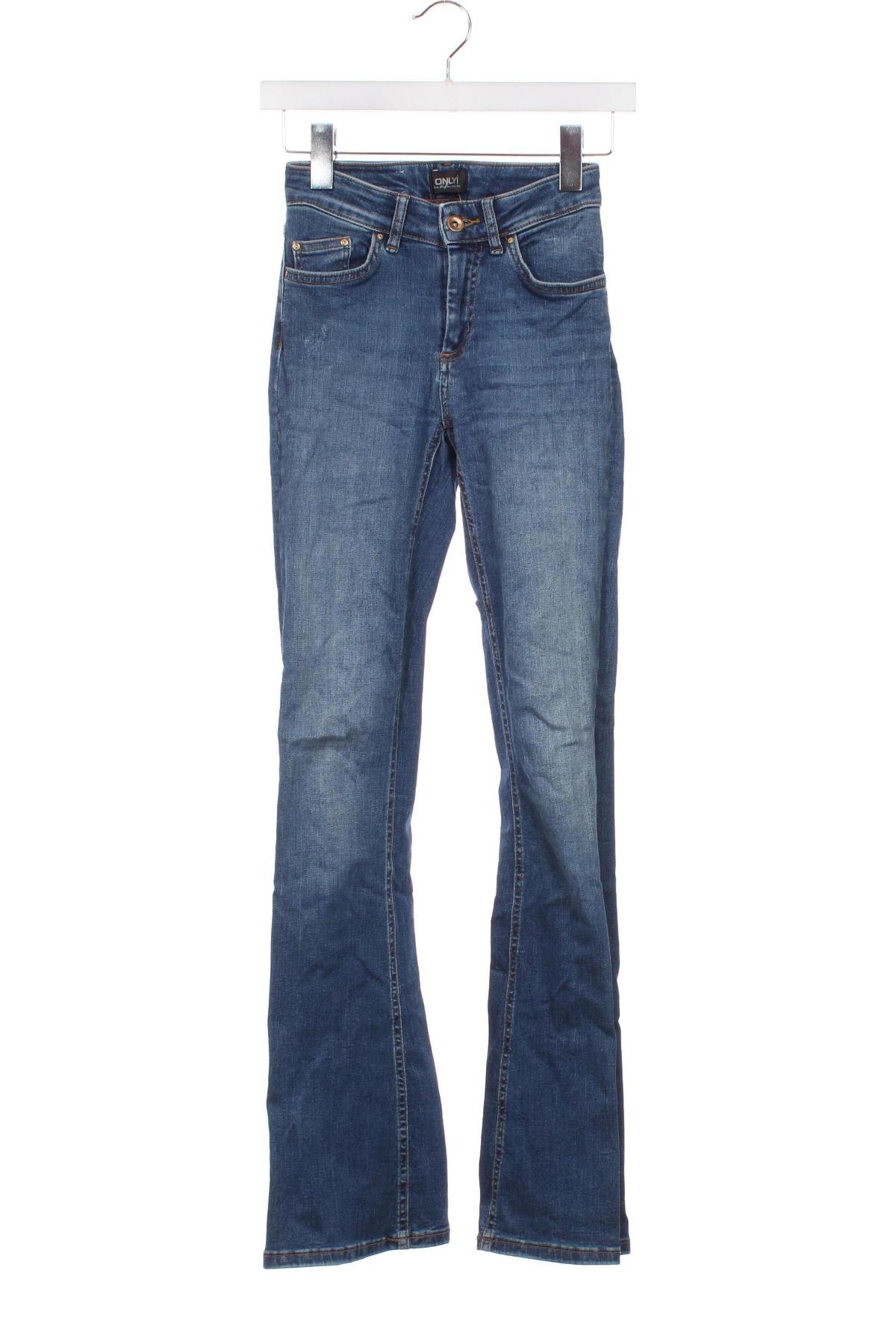 Damskie jeansy ONLY, Rozmiar XS, Kolor Niebieski, Cena 49,99 zł