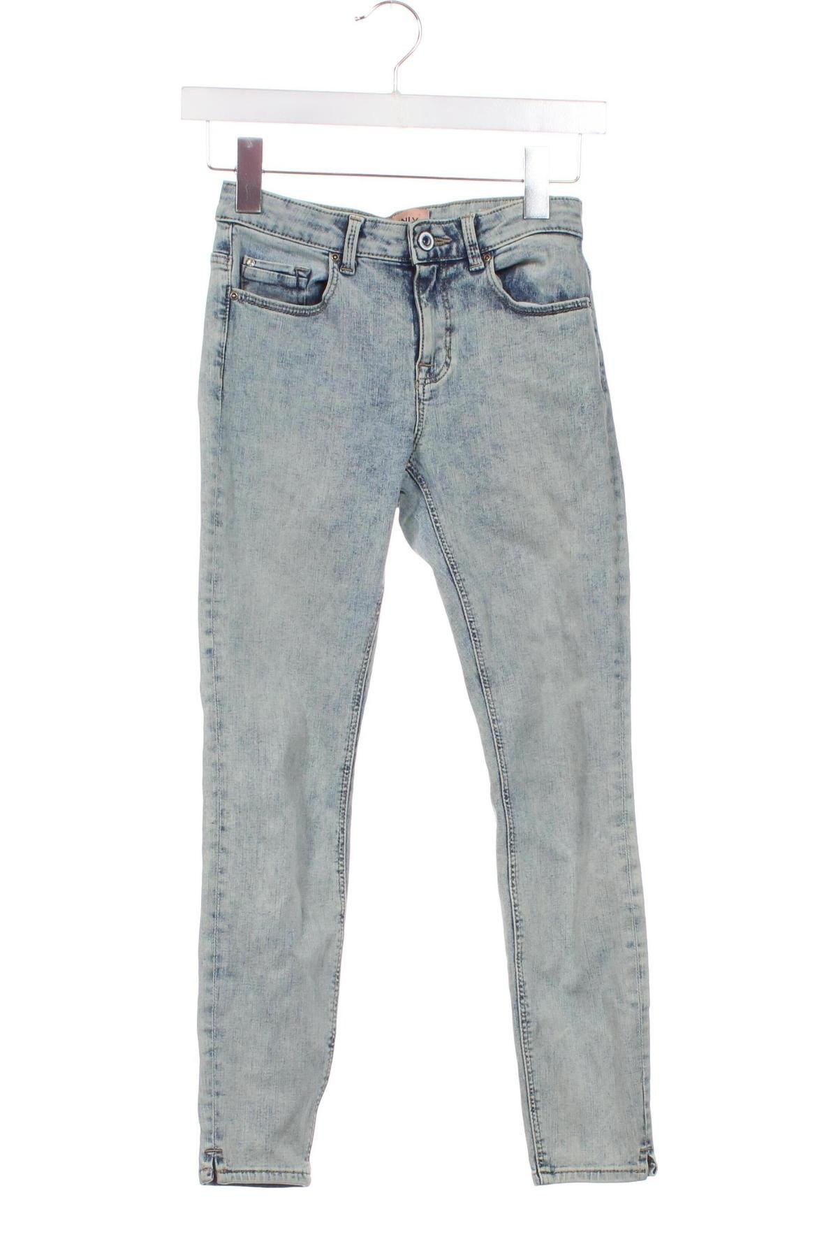 Damskie jeansy ONLY, Rozmiar XS, Kolor Niebieski, Cena 49,99 zł