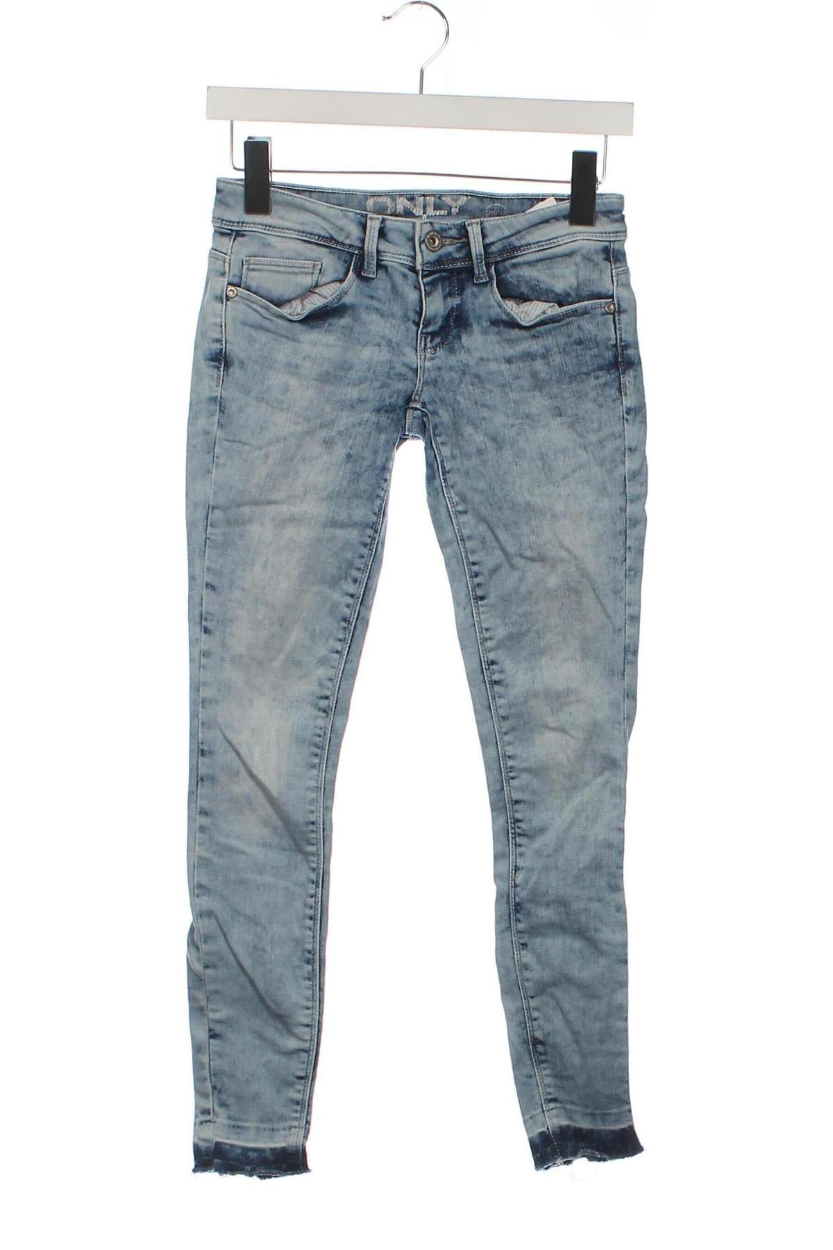 Damskie jeansy ONLY, Rozmiar XS, Kolor Niebieski, Cena 43,99 zł