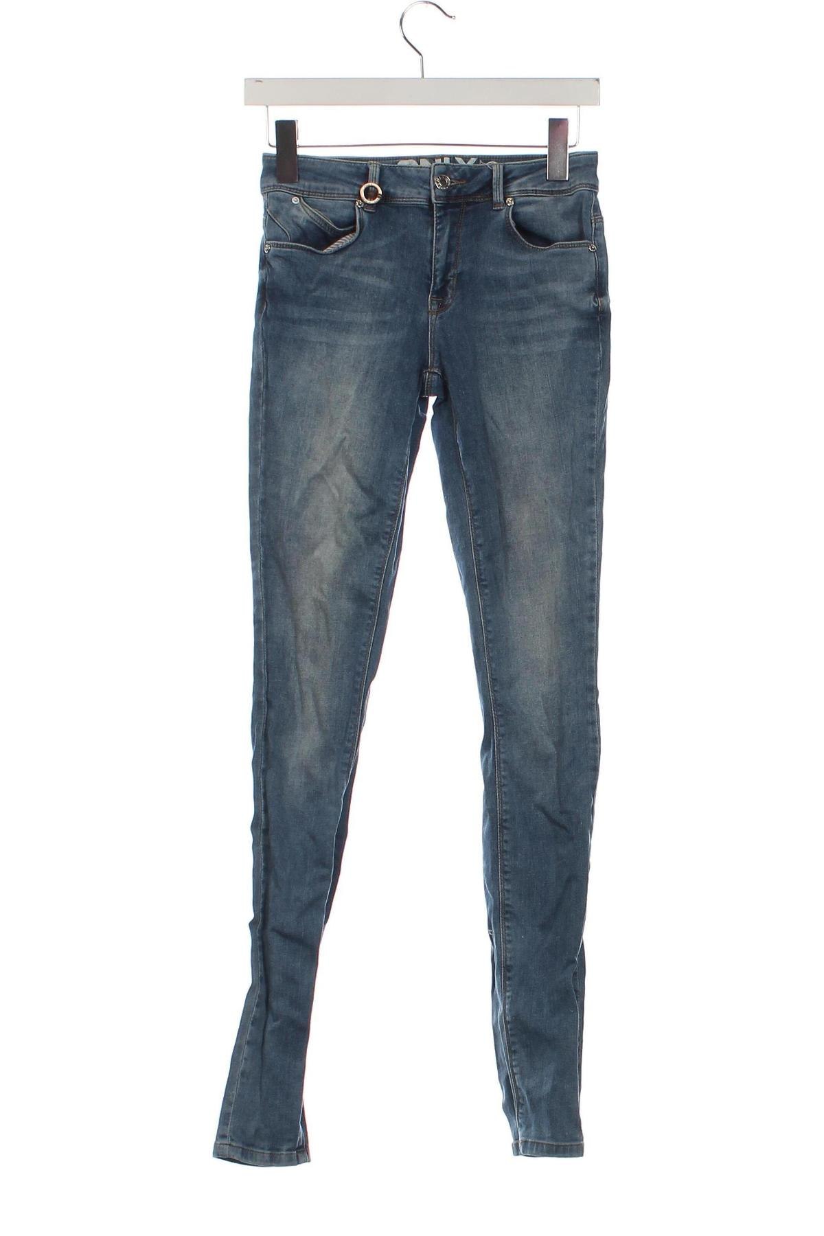 Damskie jeansy ONLY, Rozmiar XS, Kolor Niebieski, Cena 20,99 zł