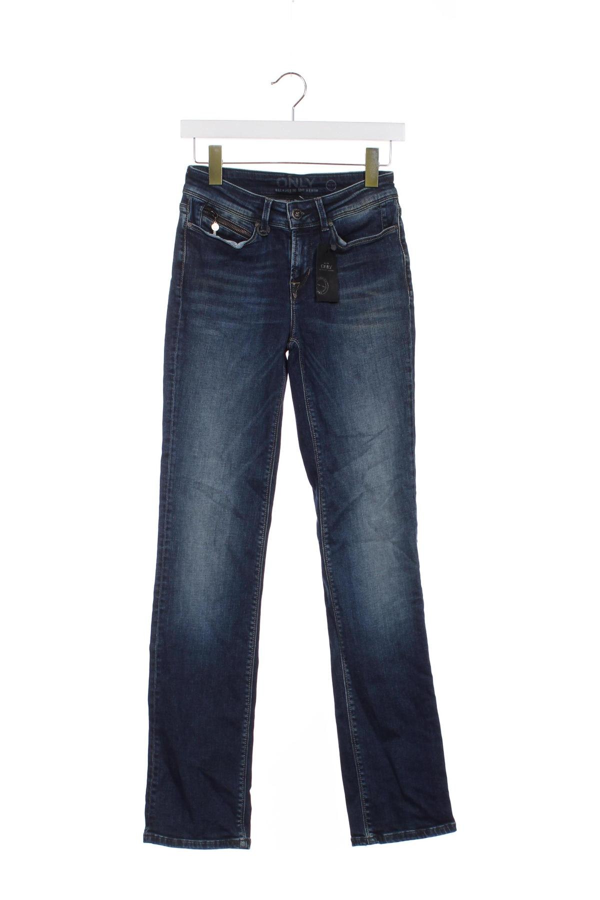 Damskie jeansy ONLY, Rozmiar S, Kolor Niebieski, Cena 54,99 zł