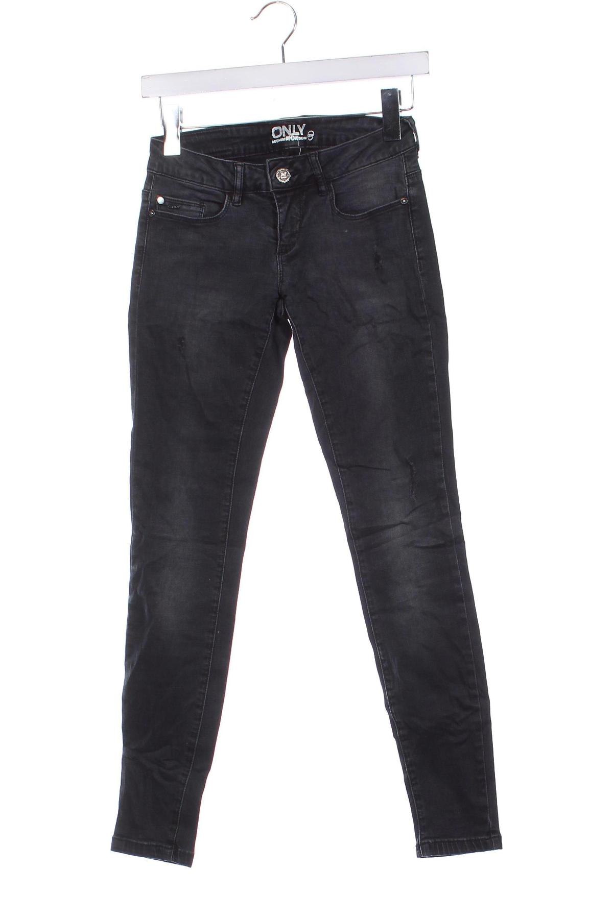 Damskie jeansy ONLY, Rozmiar S, Kolor Szary, Cena 43,99 zł