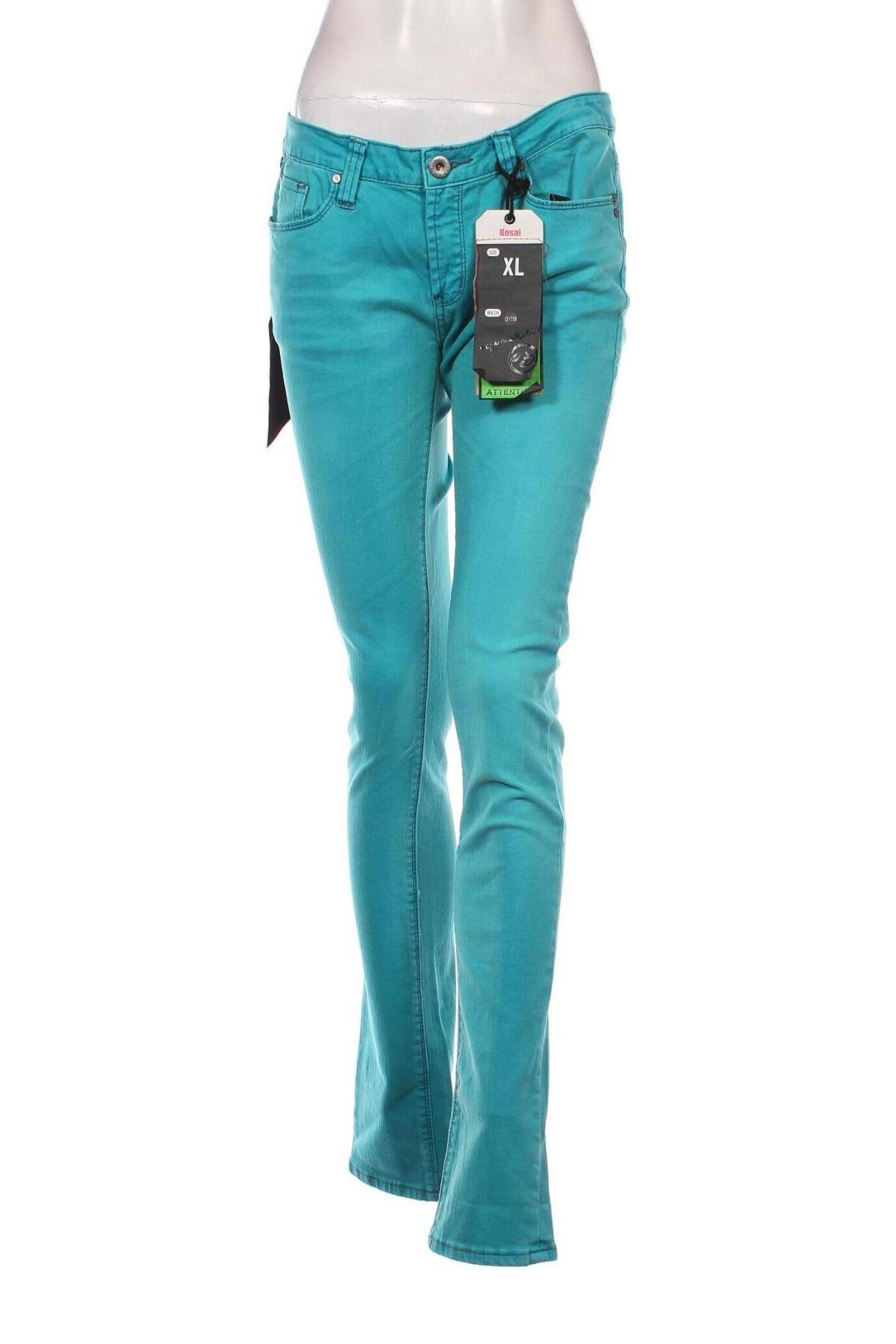 Damen Jeans One Green Elephant, Größe L, Farbe Blau, Preis 31,49 €