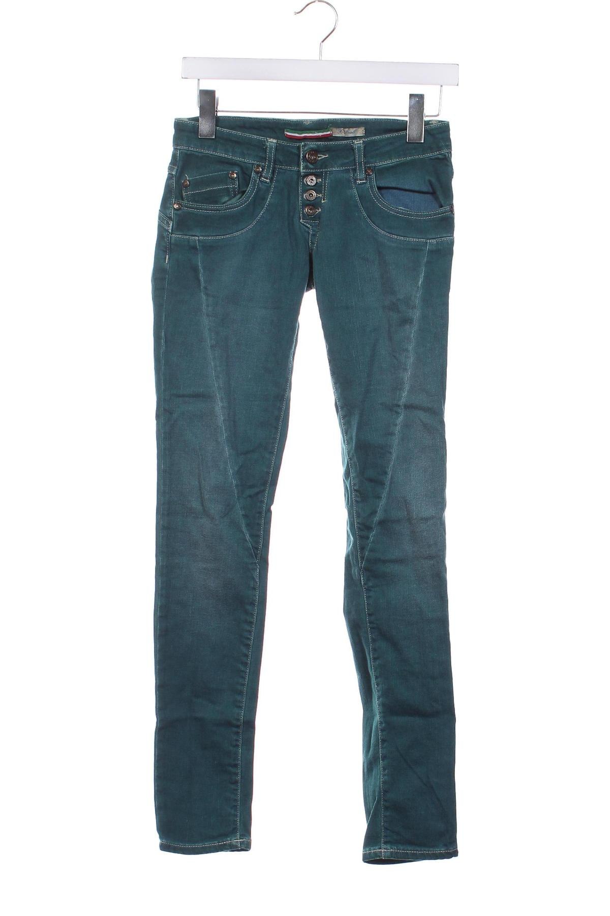 Damskie jeansy Please, Rozmiar XS, Kolor Zielony, Cena 94,99 zł