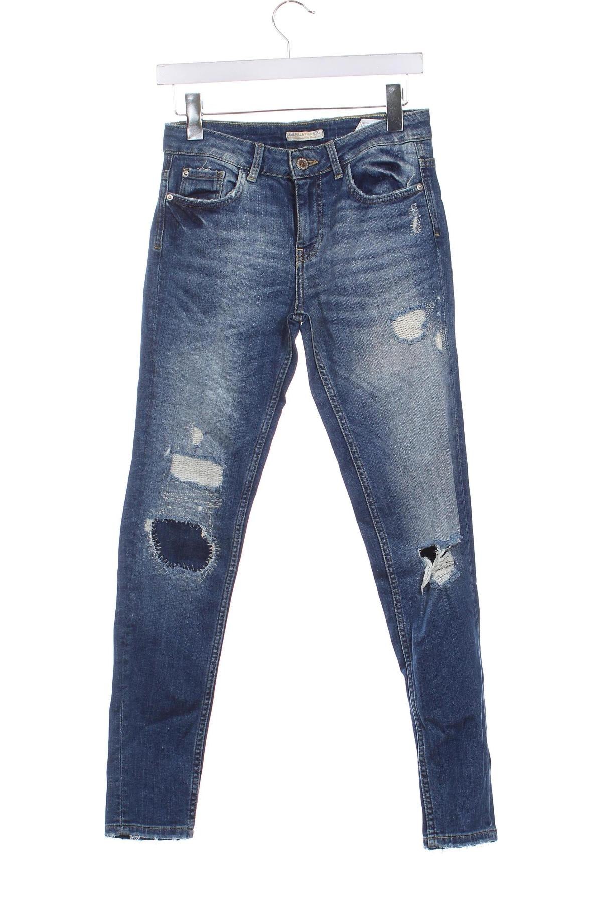 Damskie jeansy Pull&Bear, Rozmiar S, Kolor Niebieski, Cena 41,99 zł