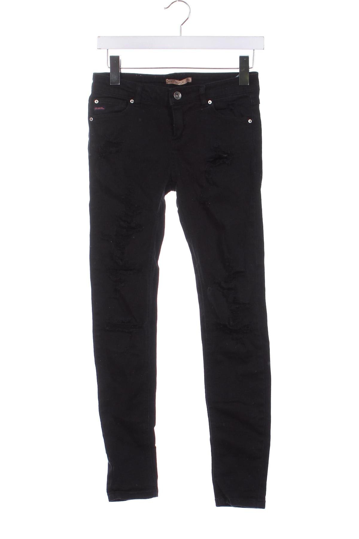 Damskie jeansy Pull&Bear, Rozmiar S, Kolor Czarny, Cena 37,99 zł