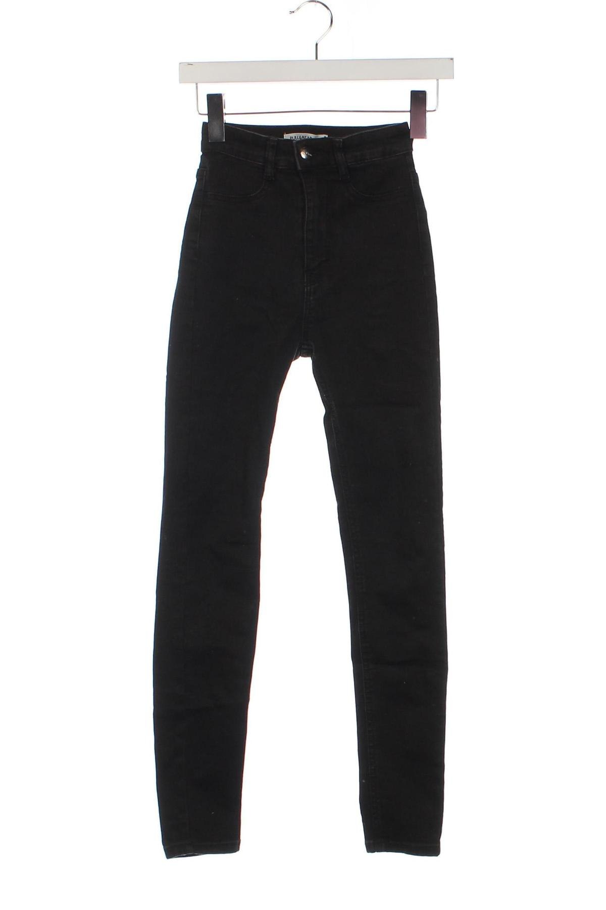 Blugi de femei Pull&Bear, Mărime XXS, Culoare Negru, Preț 48,99 Lei