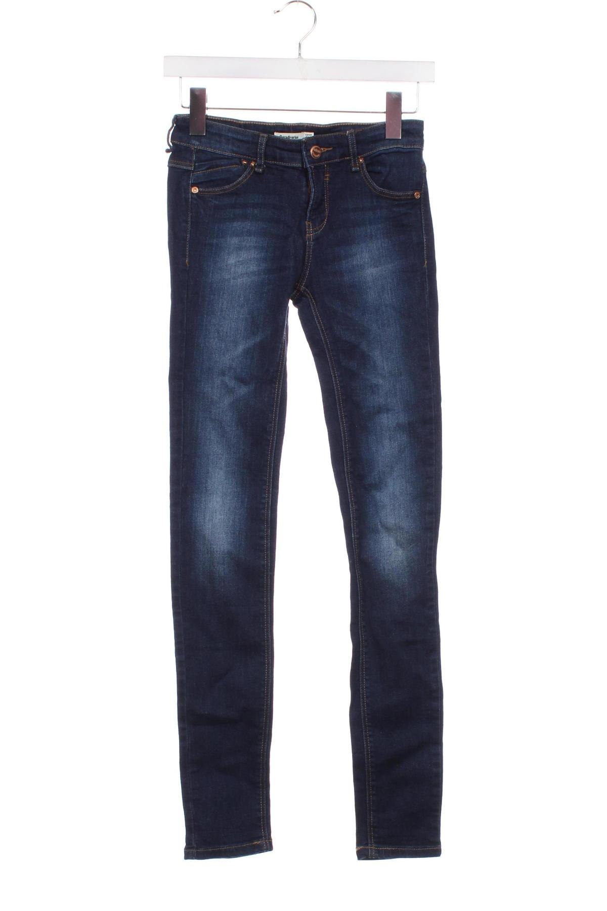 Damskie jeansy Stradivarius, Rozmiar XS, Kolor Niebieski, Cena 23,99 zł