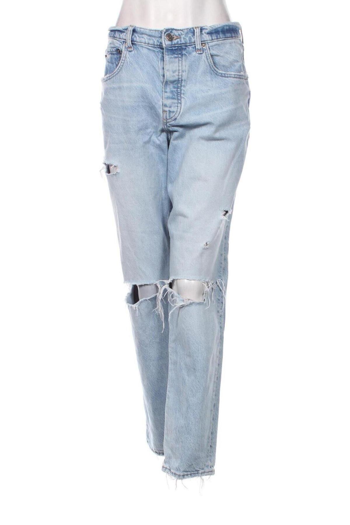 Damen Jeans Zara, Größe L, Farbe Blau, Preis 8,49 €