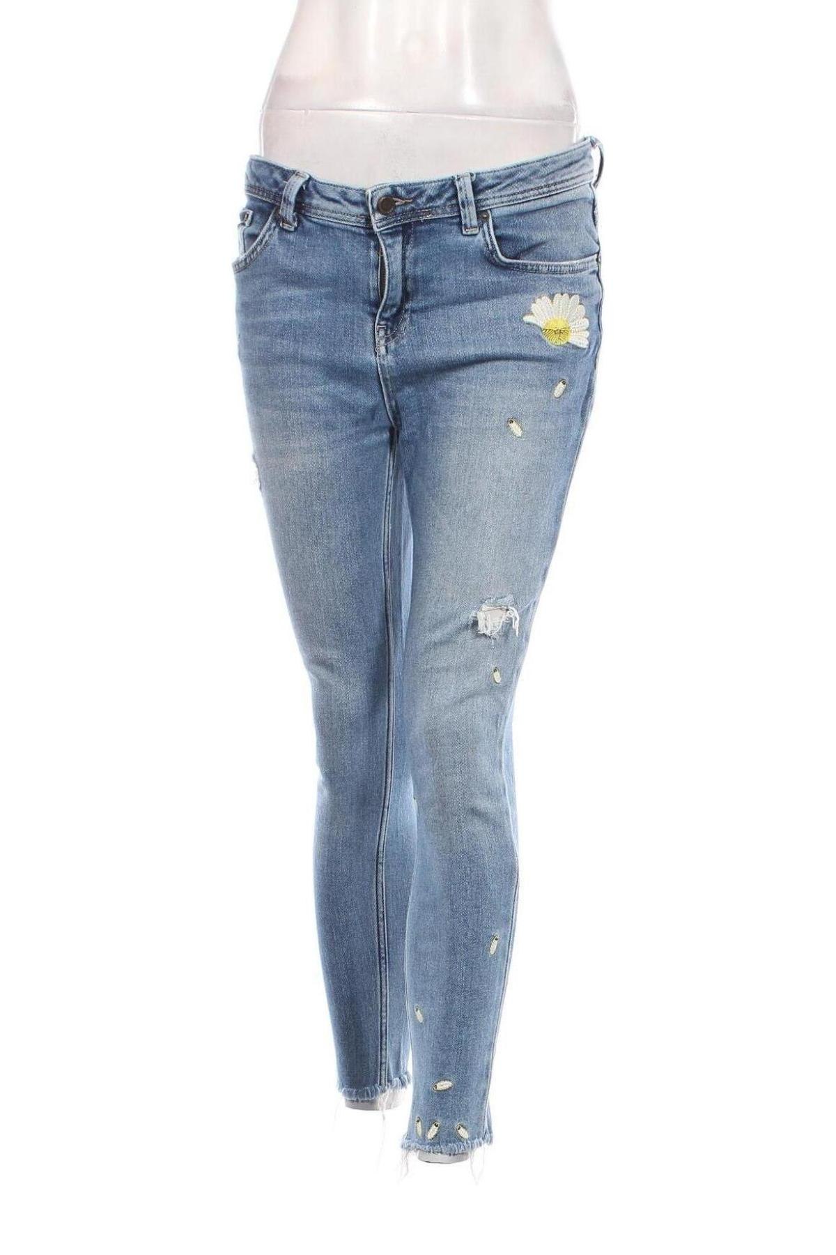 Damen Jeans Zara, Größe M, Farbe Blau, Preis 13,81 €