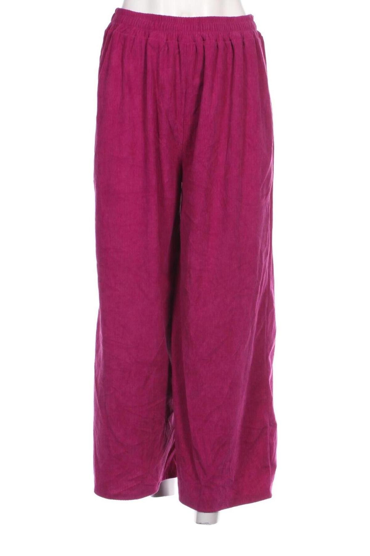 Pantaloni de velvet de femei, Mărime M, Culoare Mov, Preț 32,99 Lei