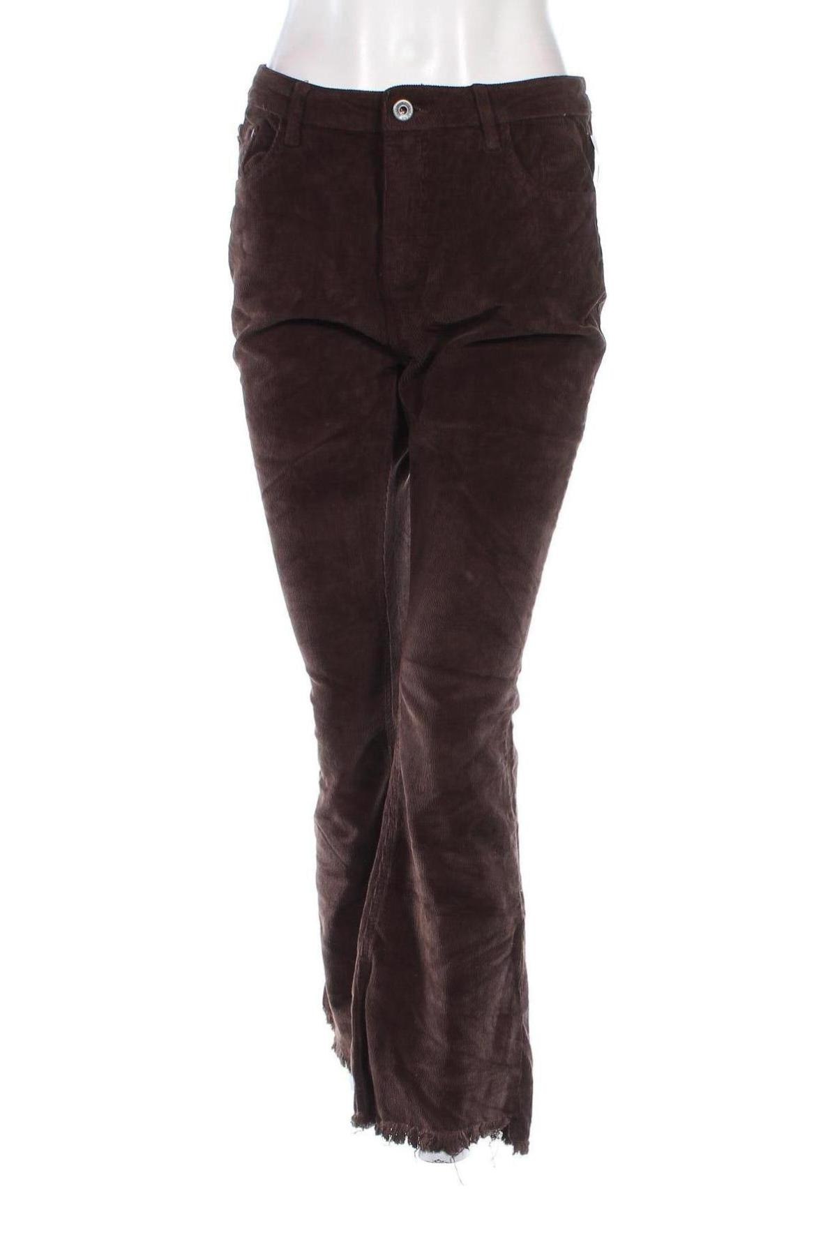 Damen Cordhose, Größe L, Farbe Braun, Preis 14,99 €