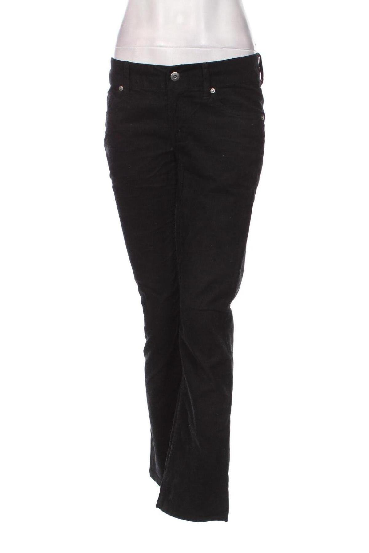 Pantaloni de velvet de femei H&M L.O.G.G., Mărime S, Culoare Negru, Preț 37,99 Lei