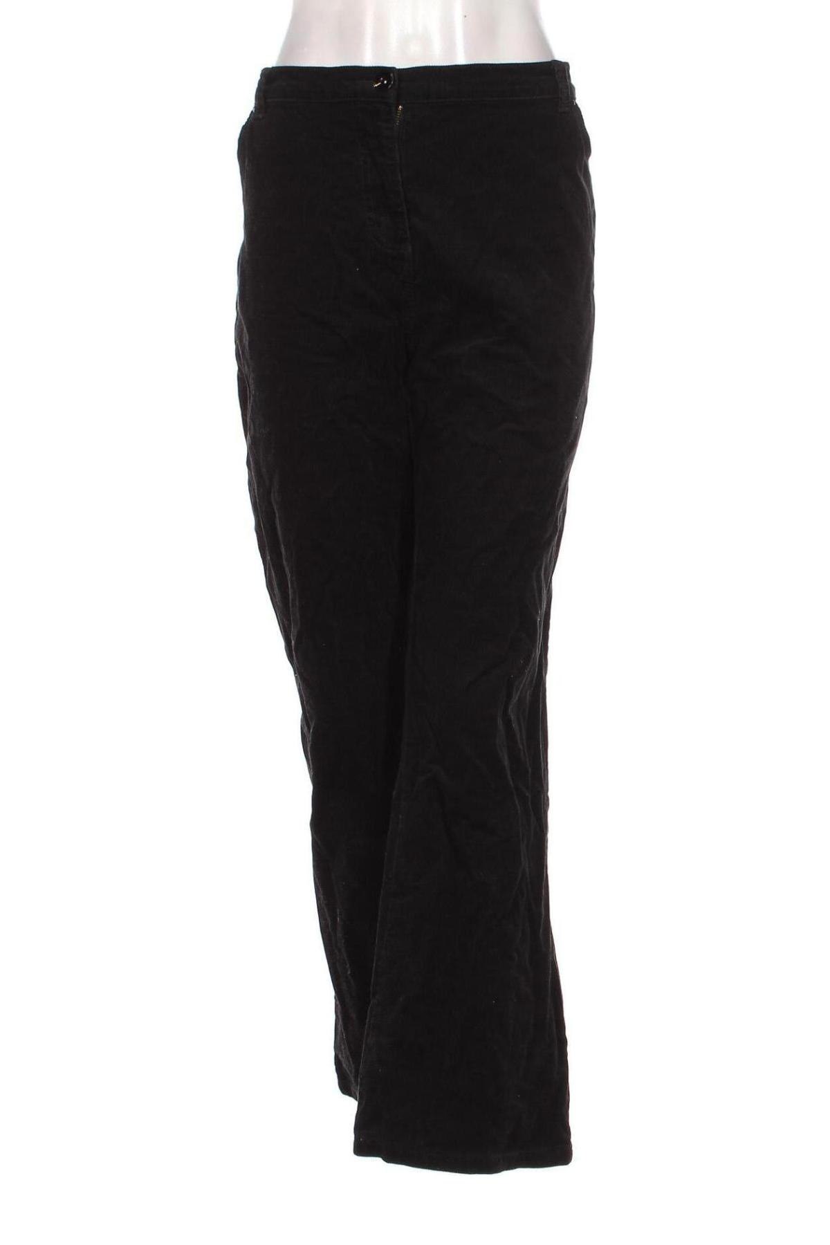 Pantaloni de velvet de femei Marks & Spencer, Mărime XXL, Culoare Negru, Preț 48,99 Lei