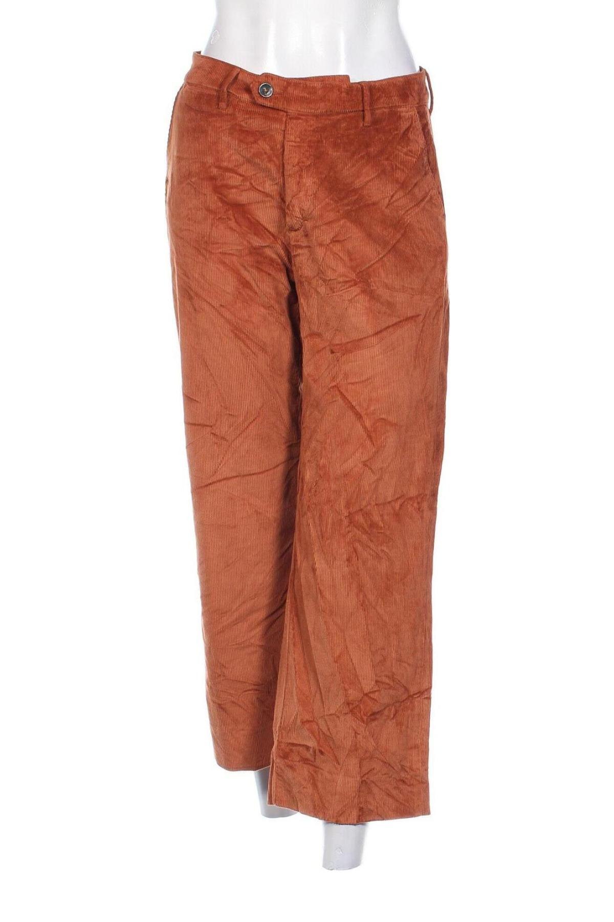 Pantaloni de velvet de femei Oaks, Mărime M, Culoare Maro, Preț 24,99 Lei