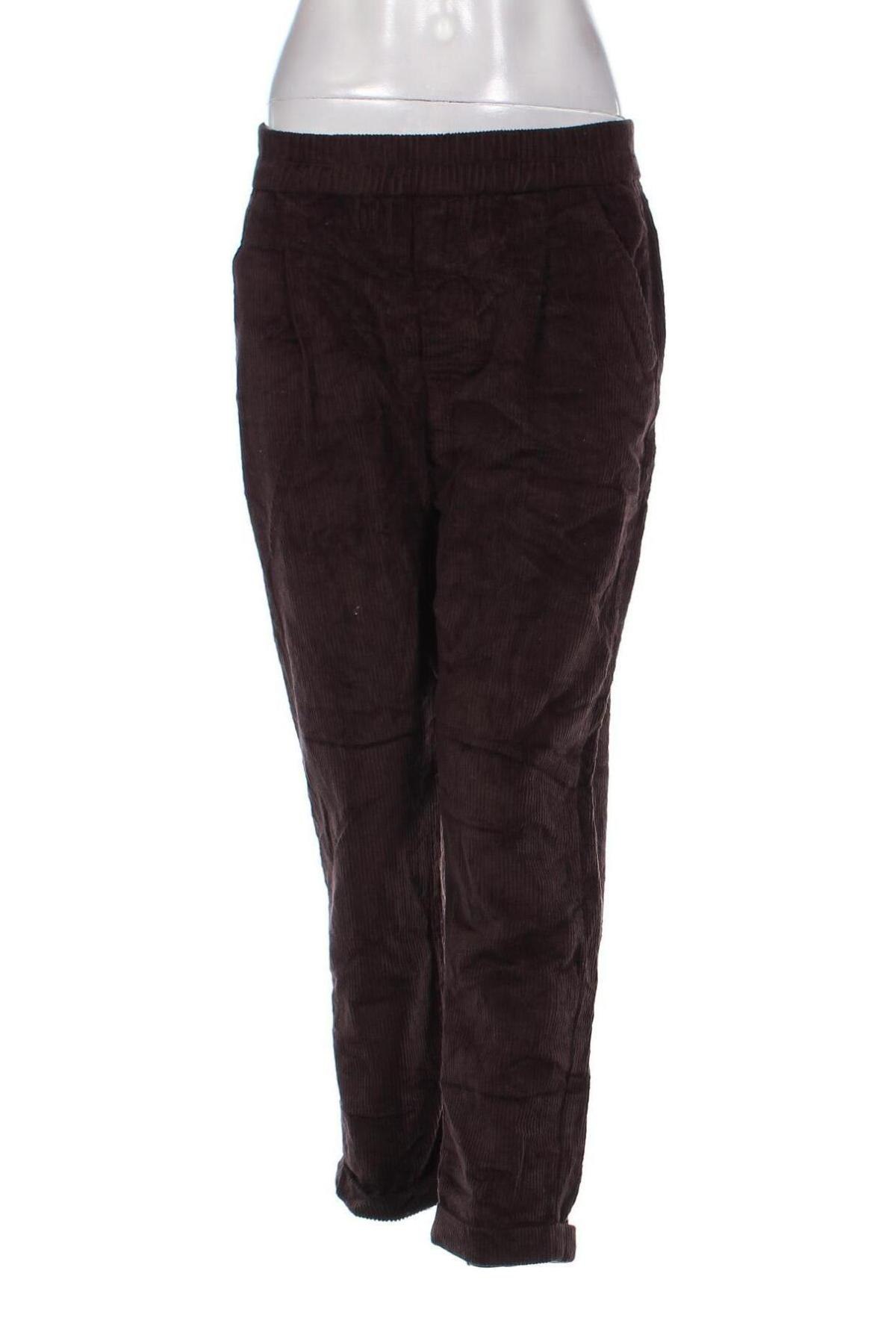 Pantaloni de velvet de femei Oviesse, Mărime M, Culoare Maro, Preț 95,99 Lei