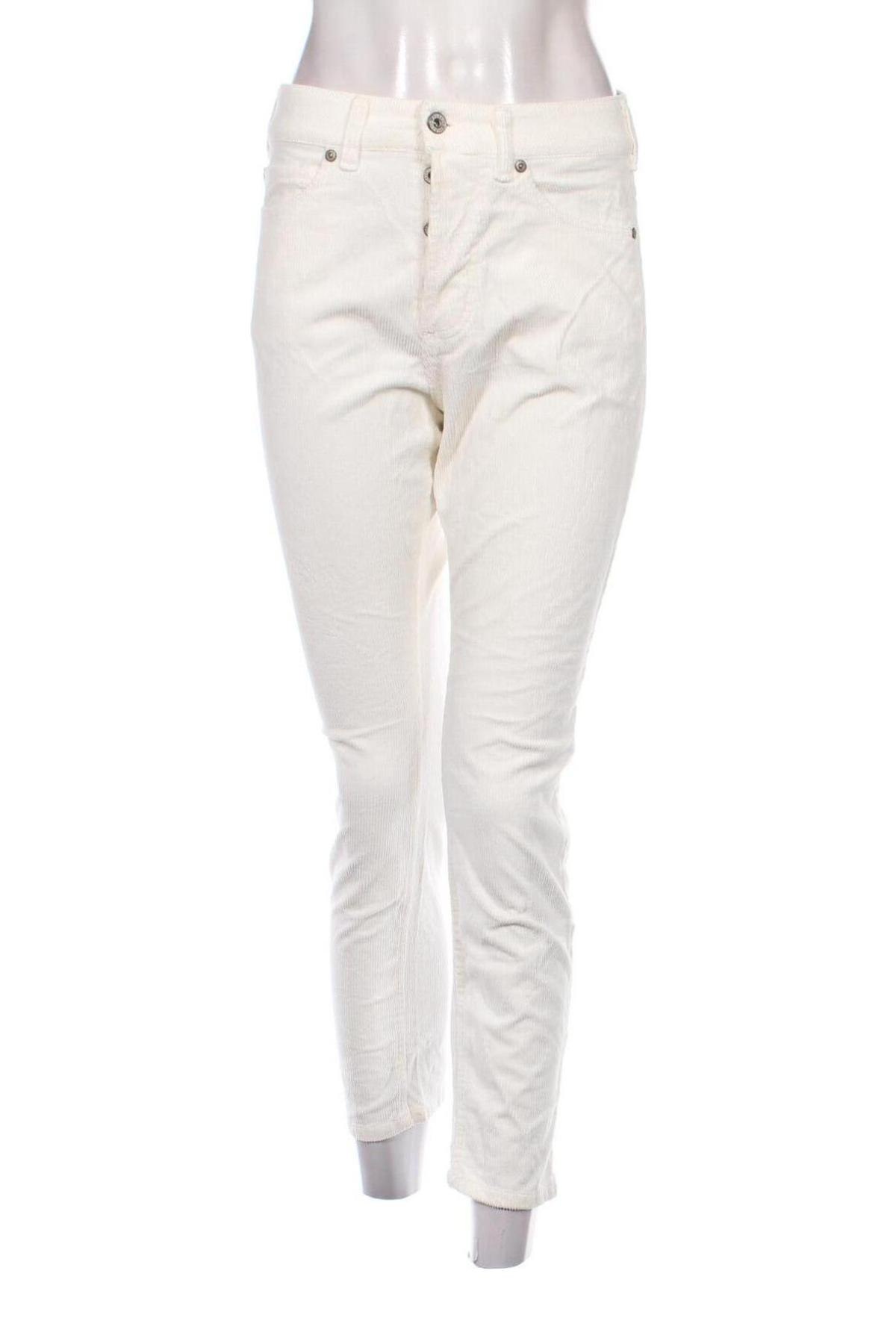 Pantaloni de velvet de femei Please, Mărime XS, Culoare Alb, Preț 112,99 Lei