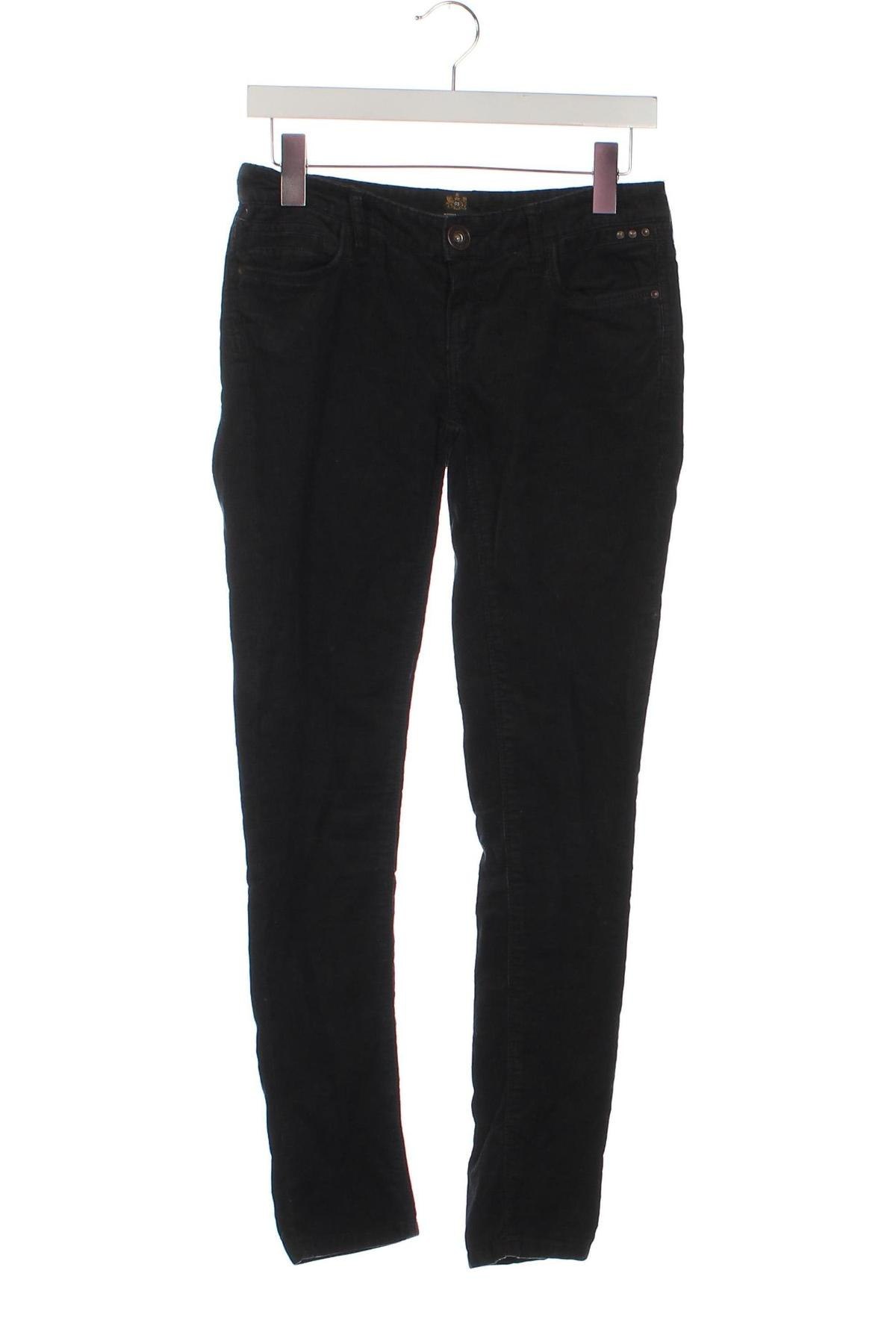 Pantaloni de velvet de femei River Island, Mărime XS, Culoare Negru, Preț 47,99 Lei