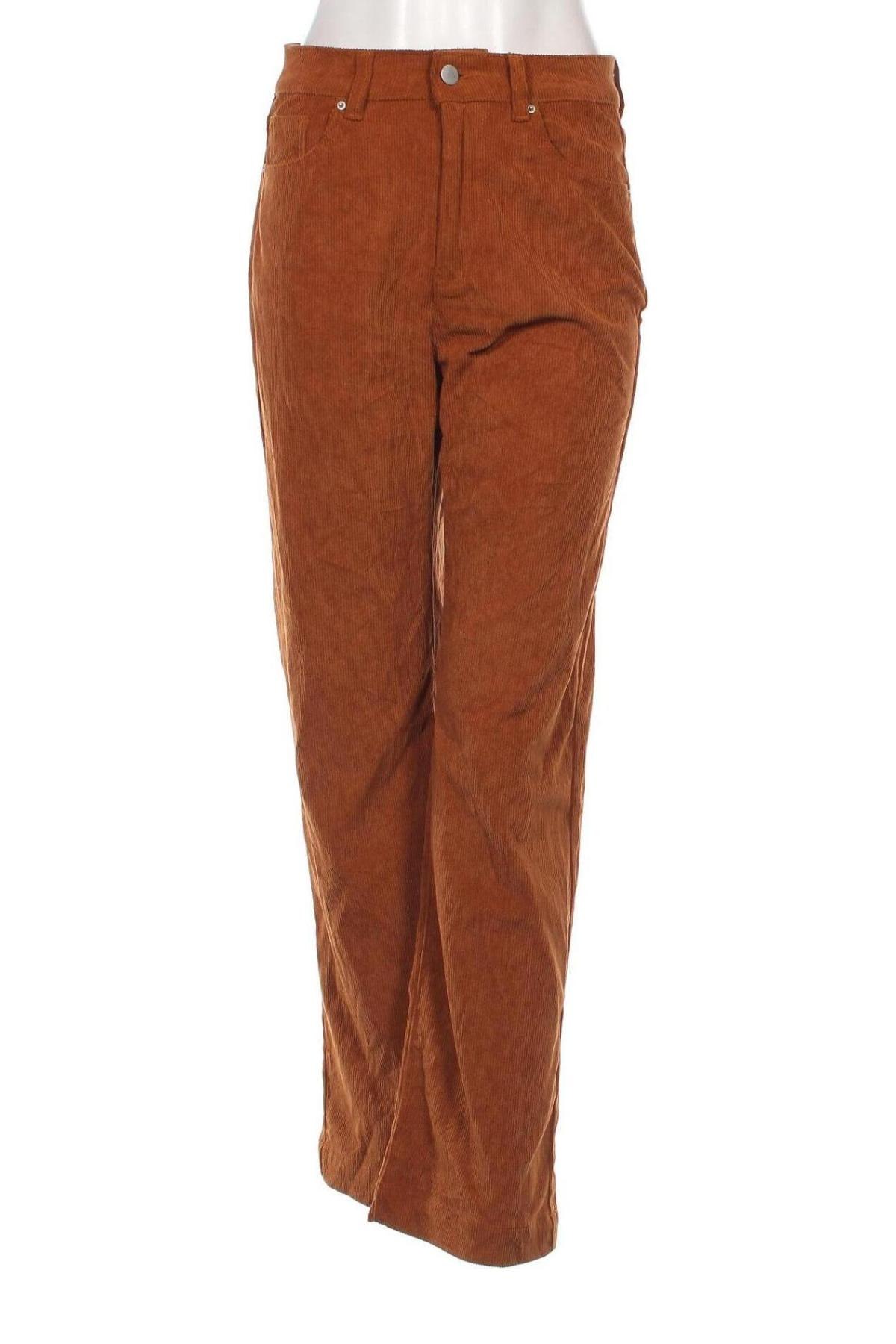 Pantaloni de velvet de femei SHEIN, Mărime S, Culoare Maro, Preț 95,99 Lei