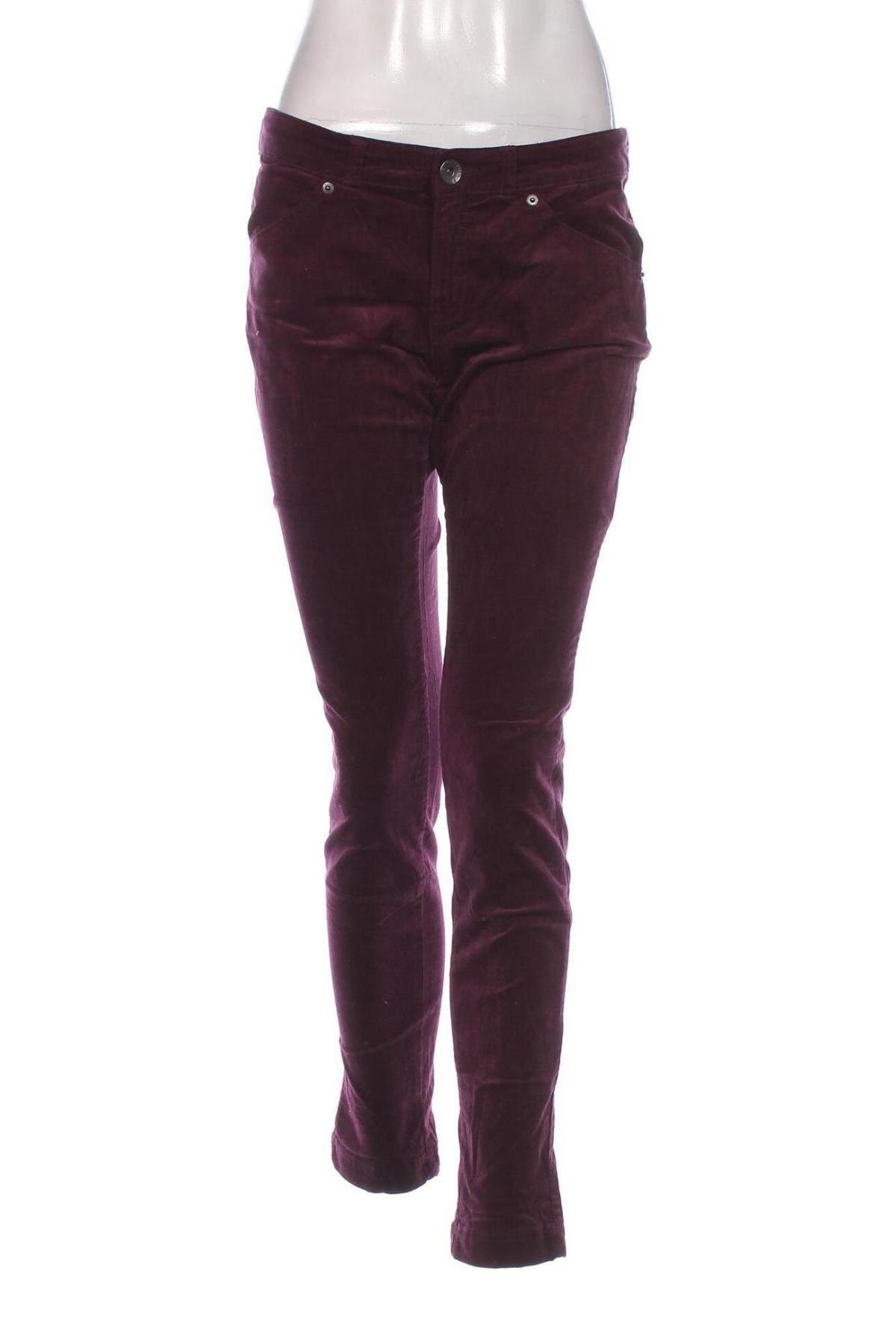 Pantaloni de velvet de femei United Colors Of Benetton, Mărime M, Culoare Mov, Preț 26,99 Lei