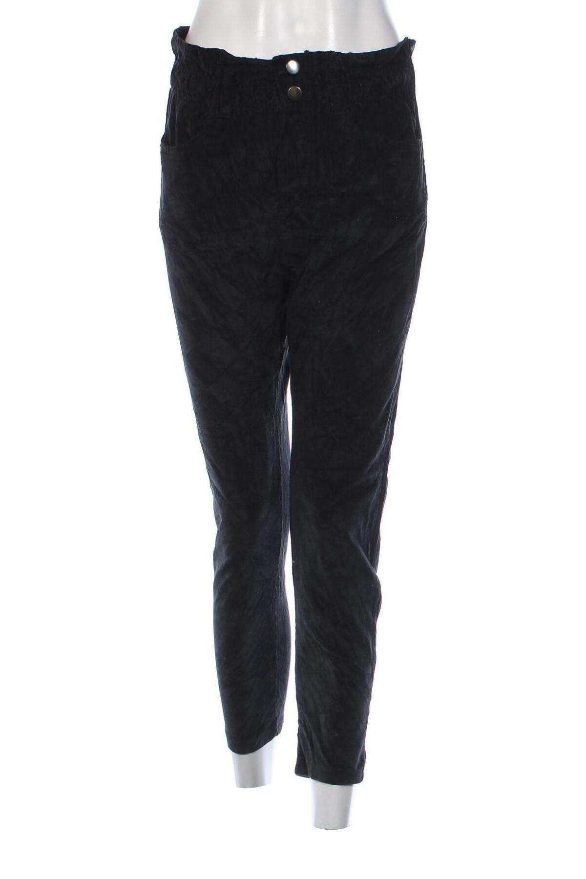 Pantaloni de velvet de femei Zebra A Pua, Mărime S, Culoare Negru, Preț 92,99 Lei