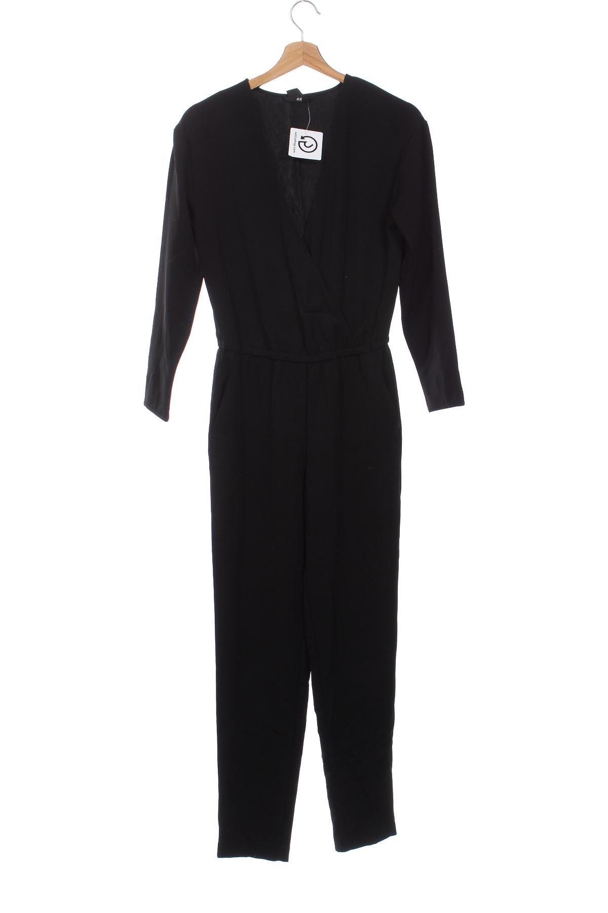 Damen Overall H&M, Größe XS, Farbe Schwarz, Preis 9,99 €