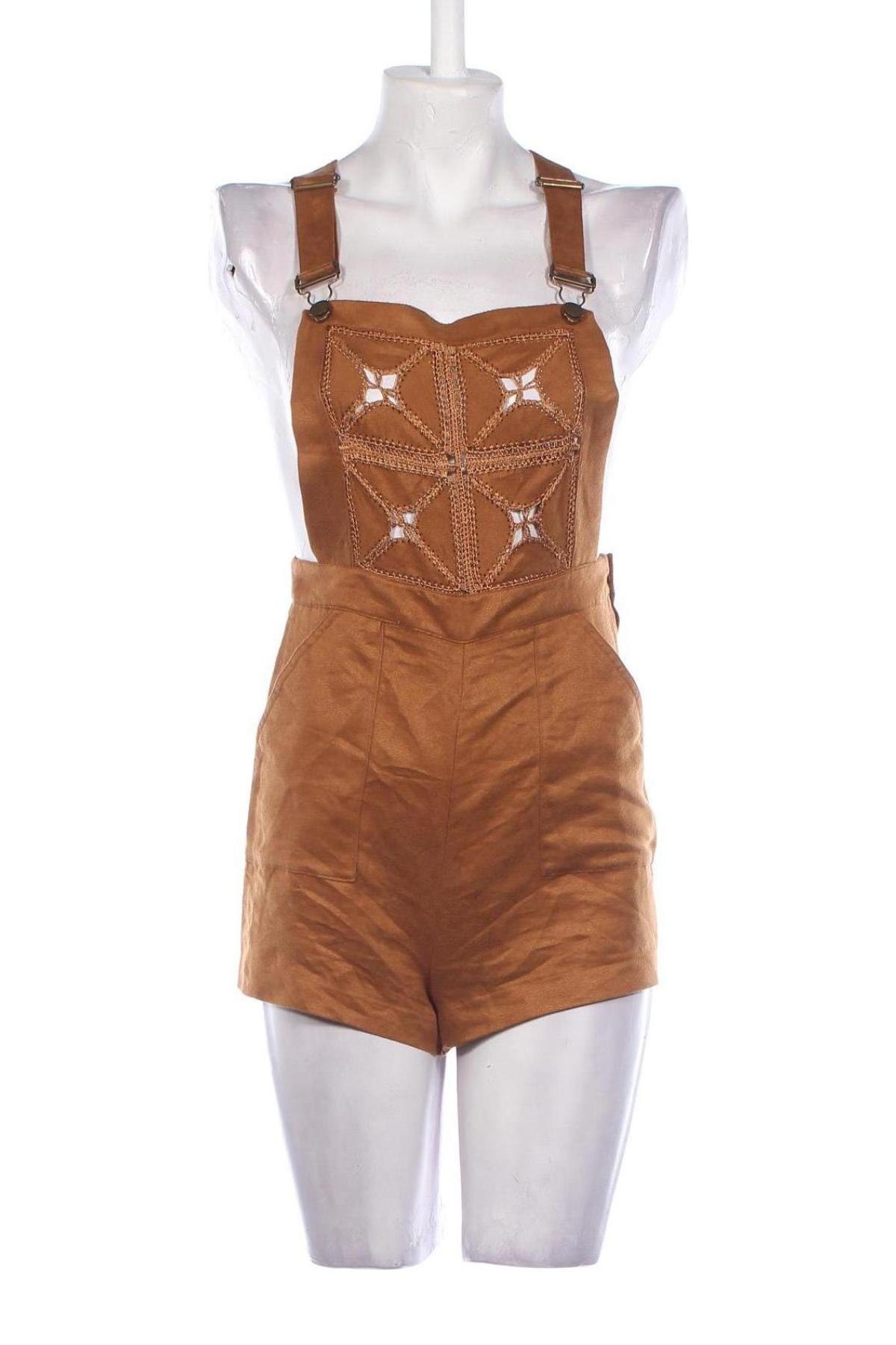 Damen Overall H&M Divided, Größe S, Farbe Braun, Preis 27,49 €