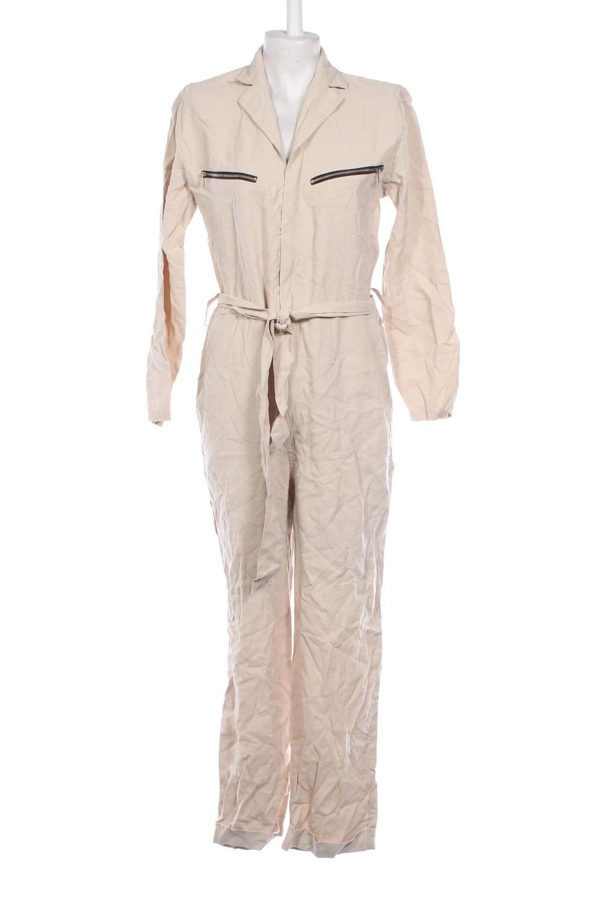 Damen Overall Stradivarius, Größe M, Farbe Beige, Preis 13,99 €